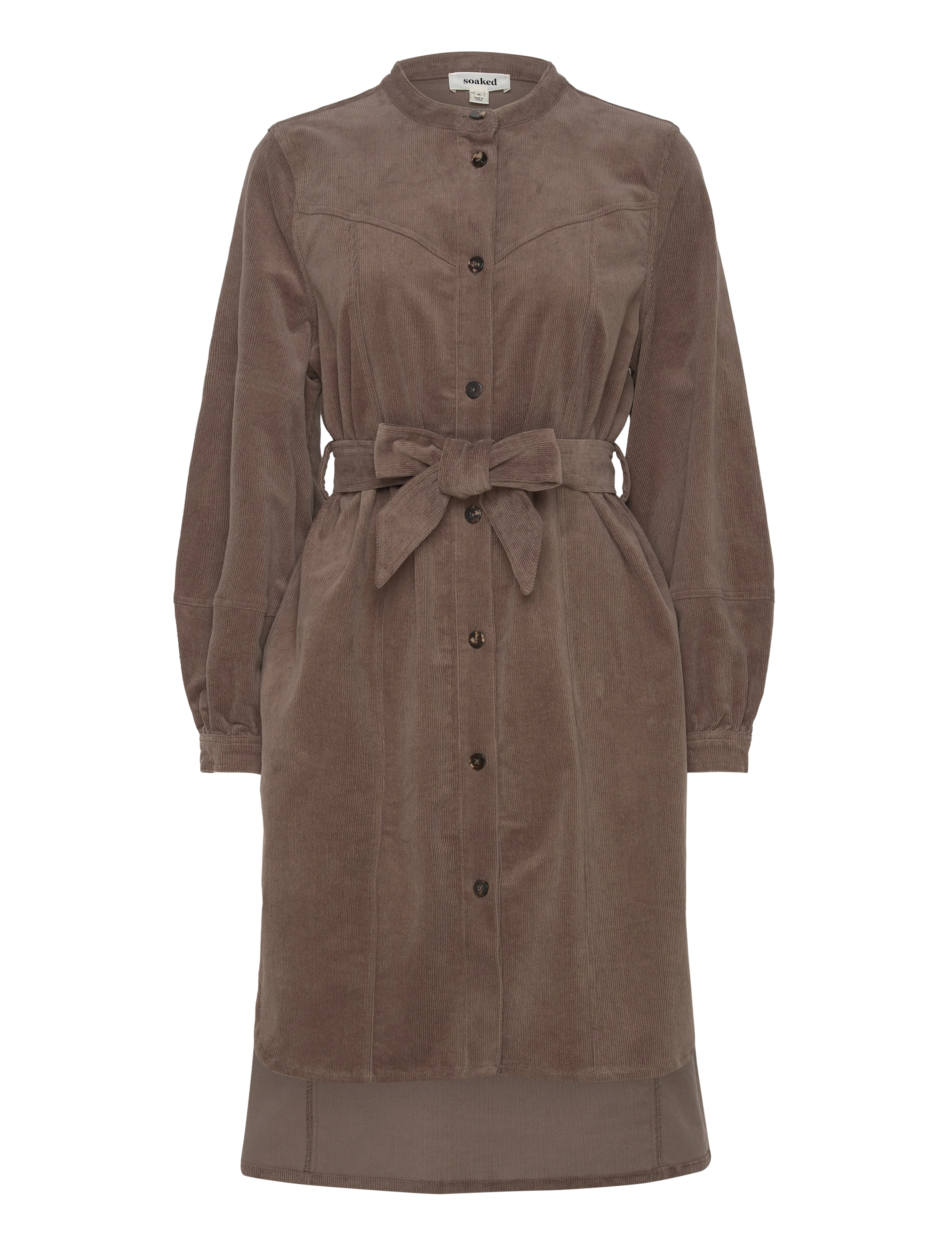 SOAKED Slhelle Kleid Braun - XS - Damen