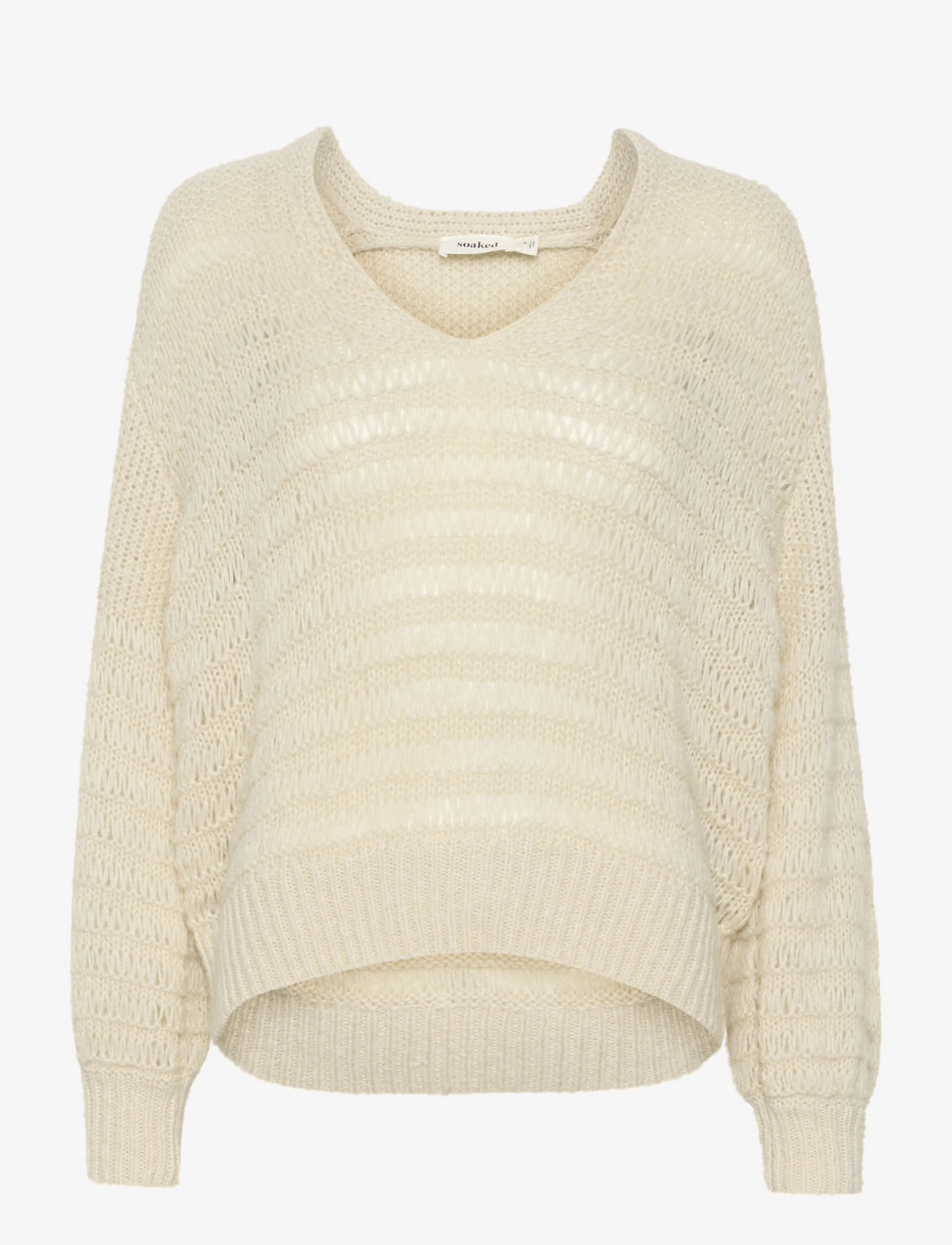 Soaked SLVirana Pullover - Soaked in Luxury - WHITECAP GRAY / beige