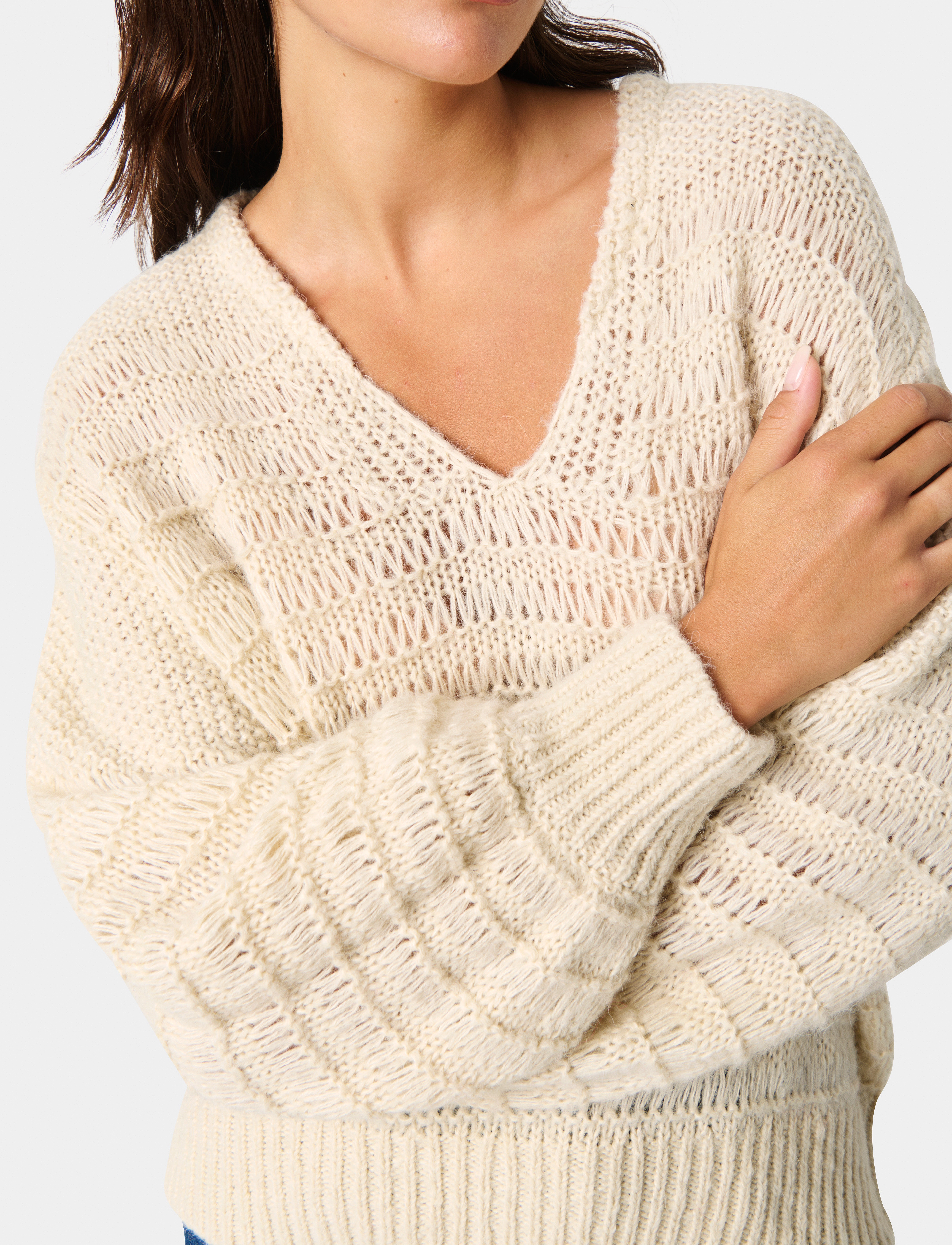 Soaked - SLVirana Pullover - trøjer - whitecap gray - 3
