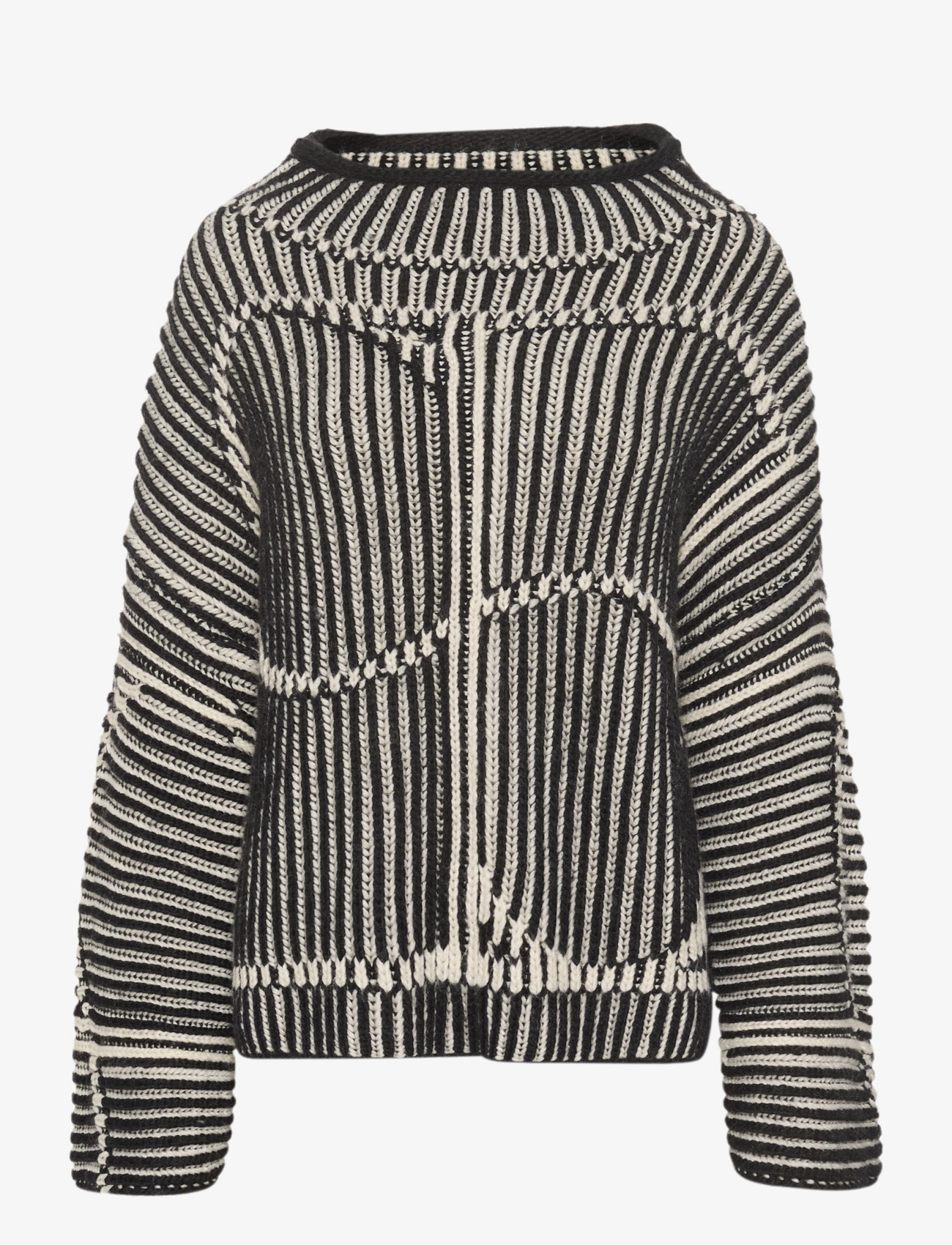 Soaked SLYelena Highneck Pullover - Pullover - BLACK / black
