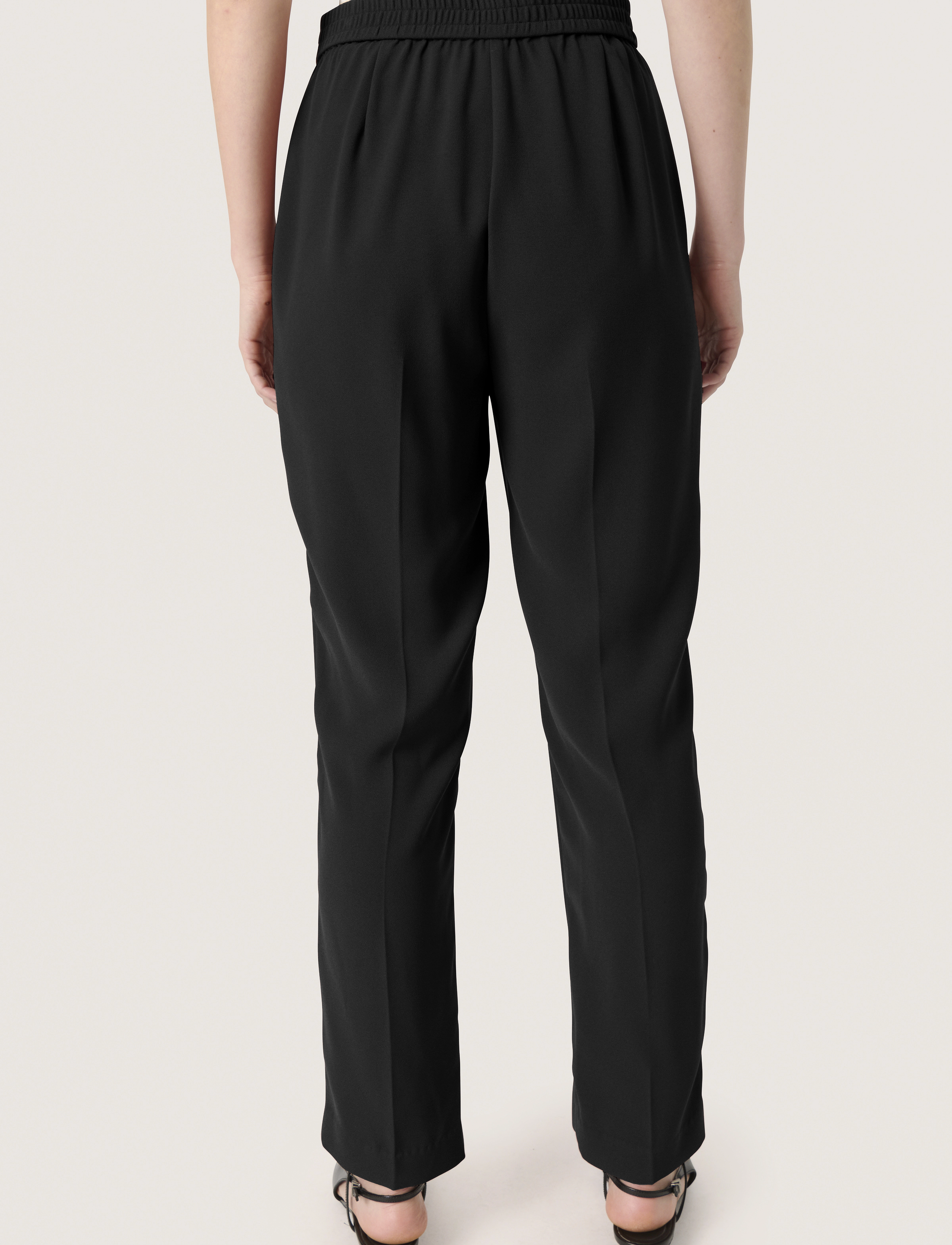 Soaked - SLShirley Suiting Pants - festtøj til outletpriser - black - 4