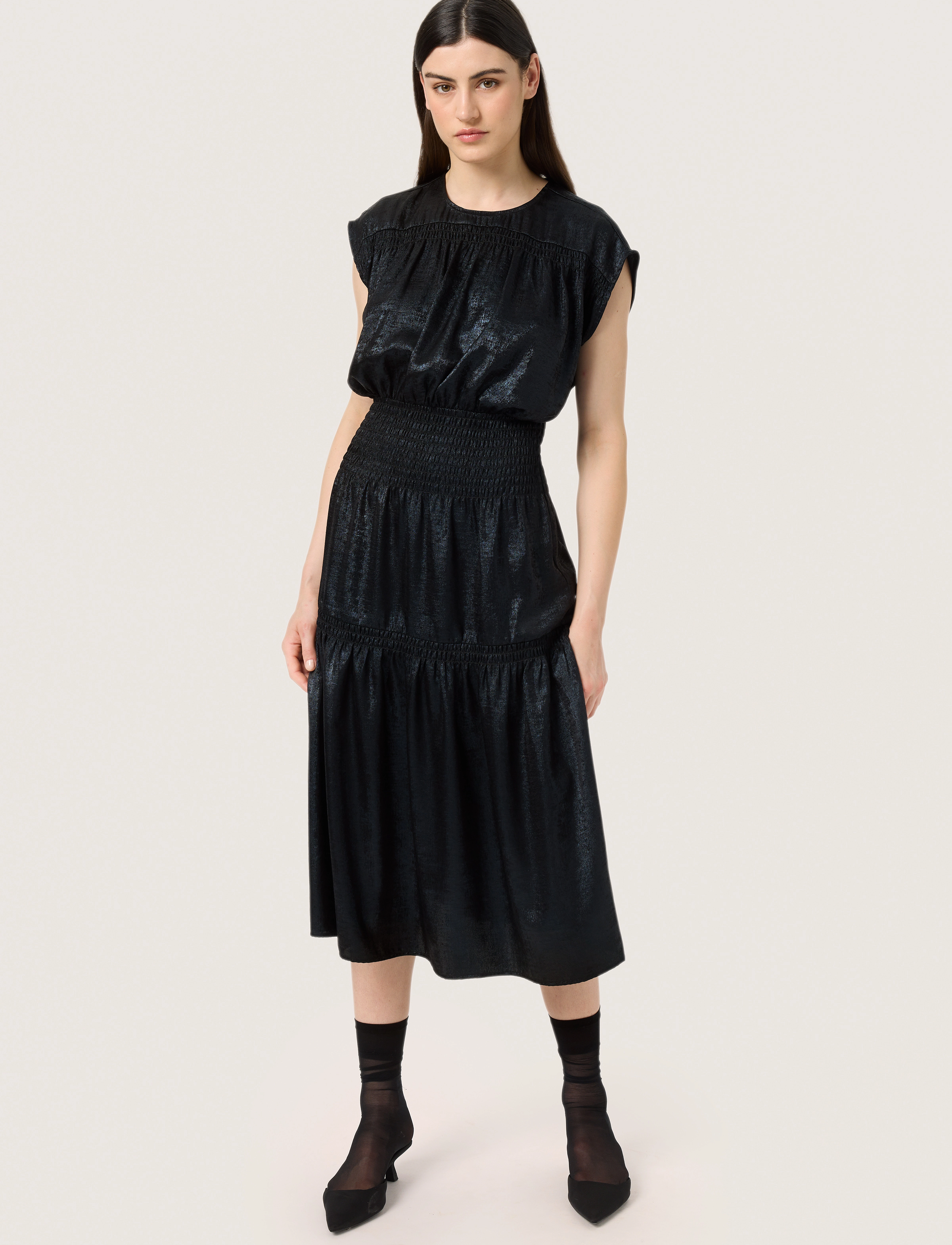 Soaked - SLElvie Layna Dress - midikleider - black - 3