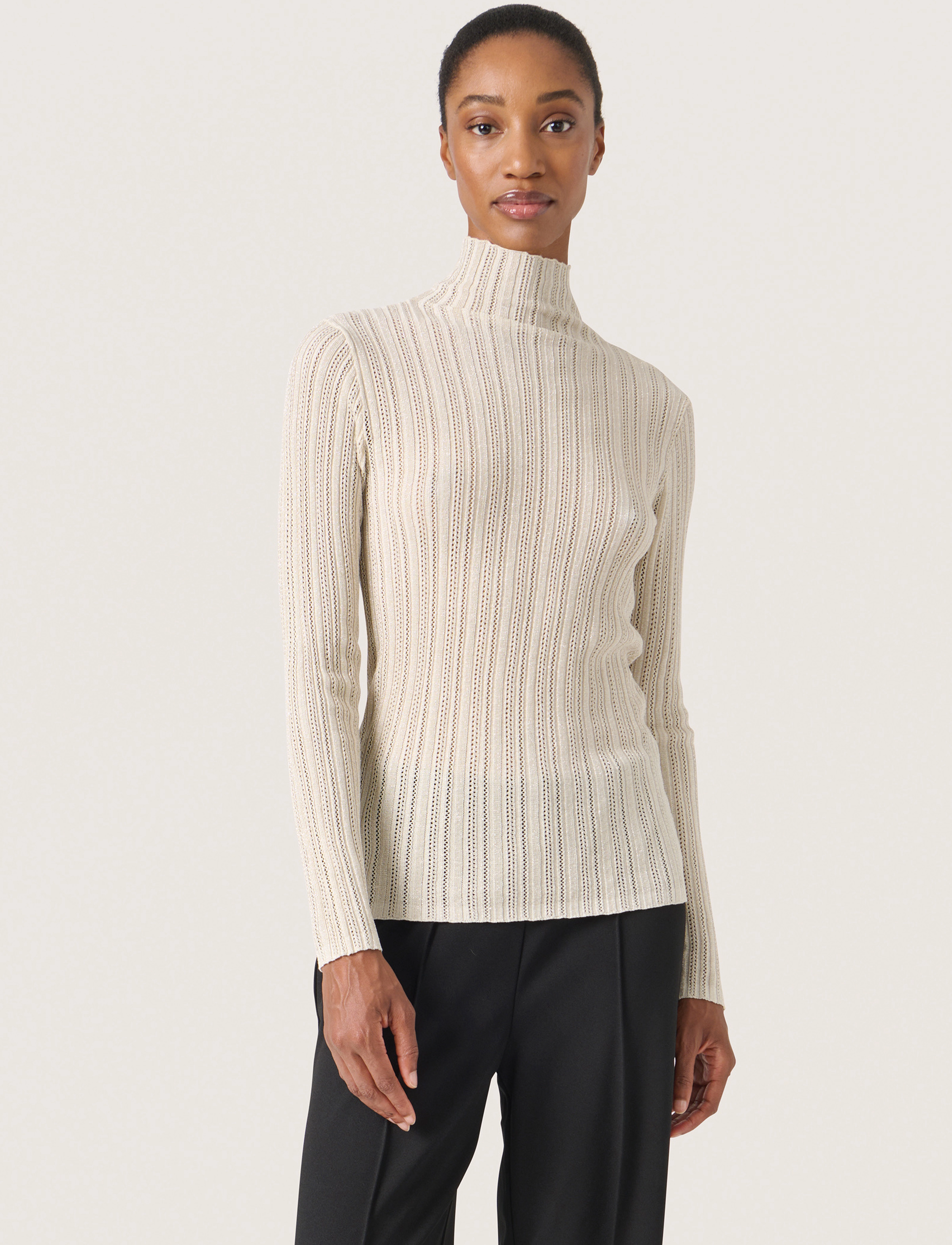Soaked - SLLaisa Pullover - herbstliche kleidung - silver - 0