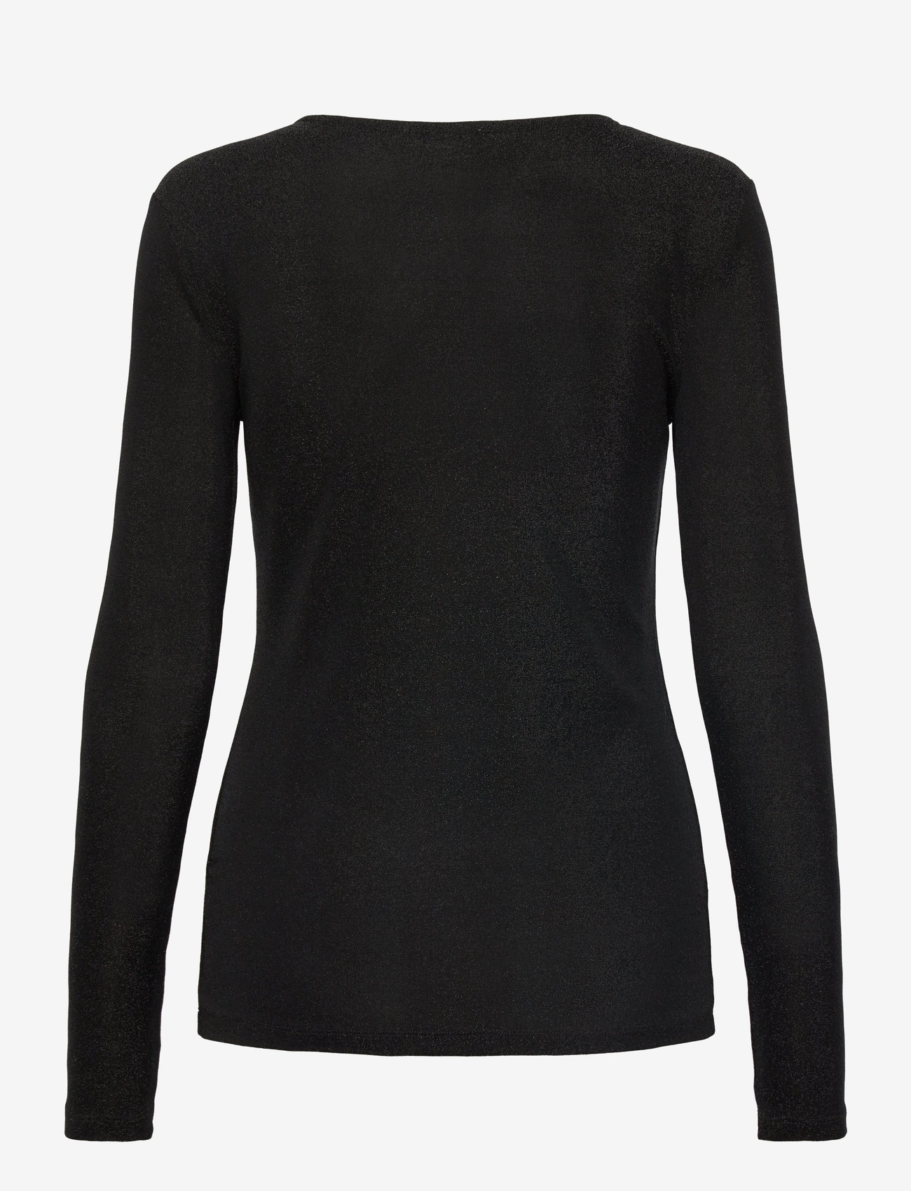 Soaked in Luxury - SLSkylara Knot Tee - långärmade toppar - black - 2