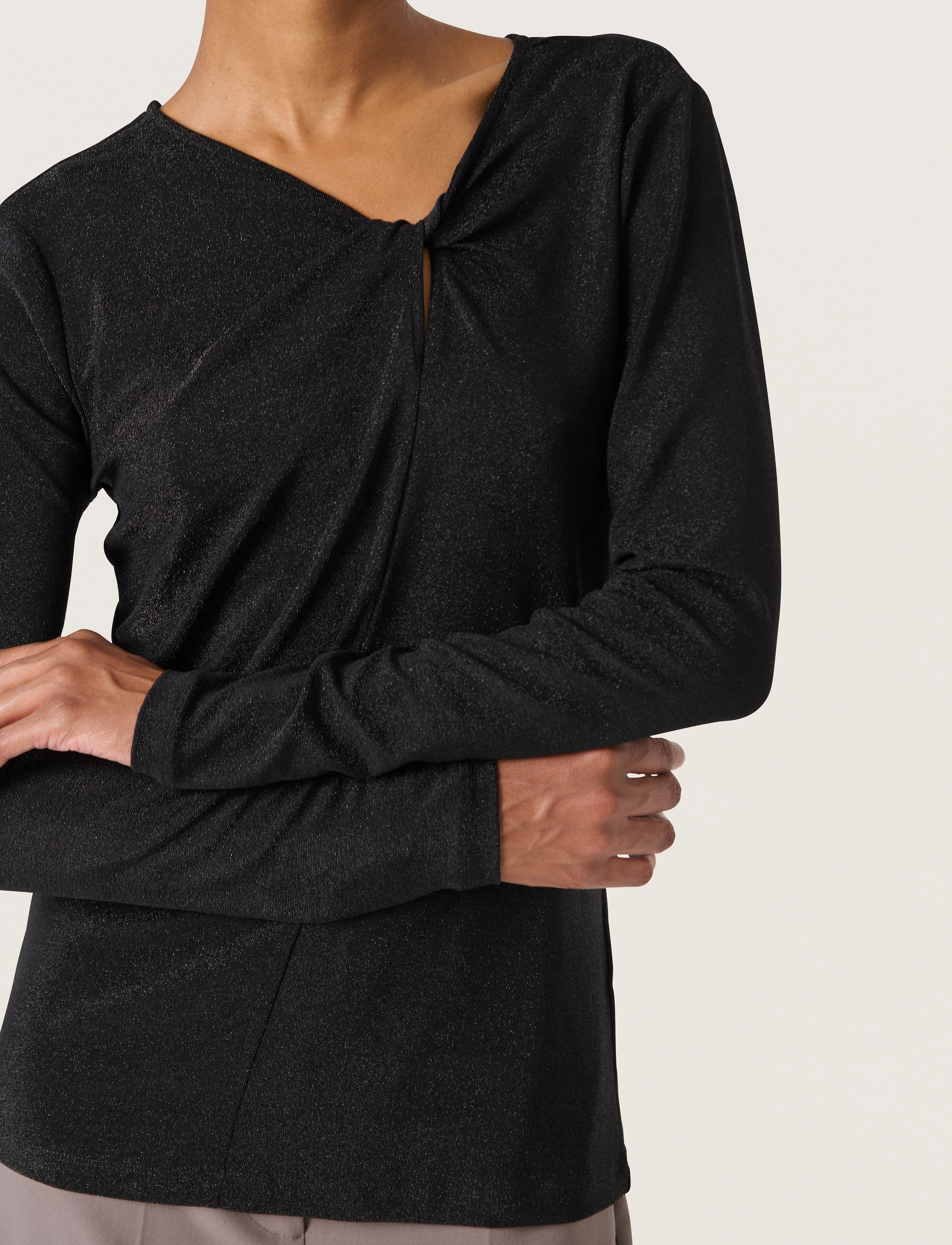 Soaked - SLSkylara Knot Tee - laveste priser - black - 5
