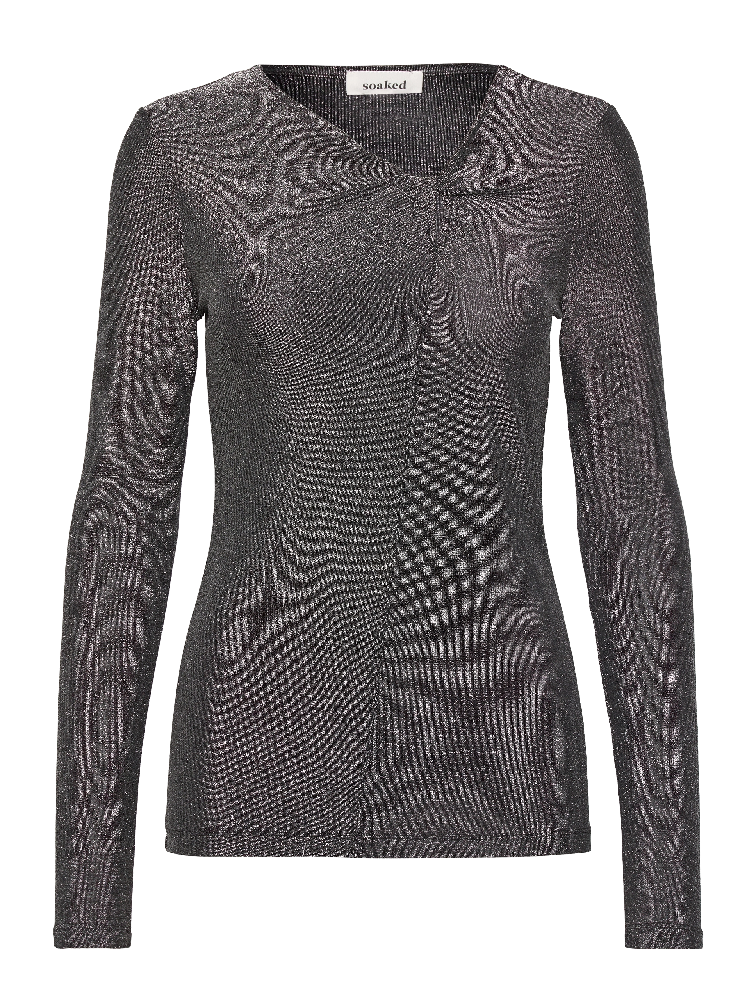 SOAKED Slskylara Knot Tee Silber - XS - Damen