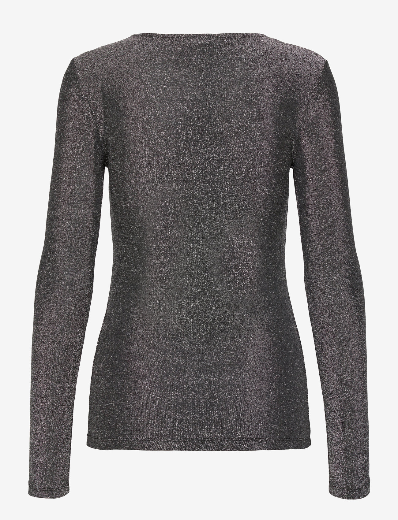 Soaked in Luxury - SLSkylara Knot Tee - langærmede toppe - silver - 2