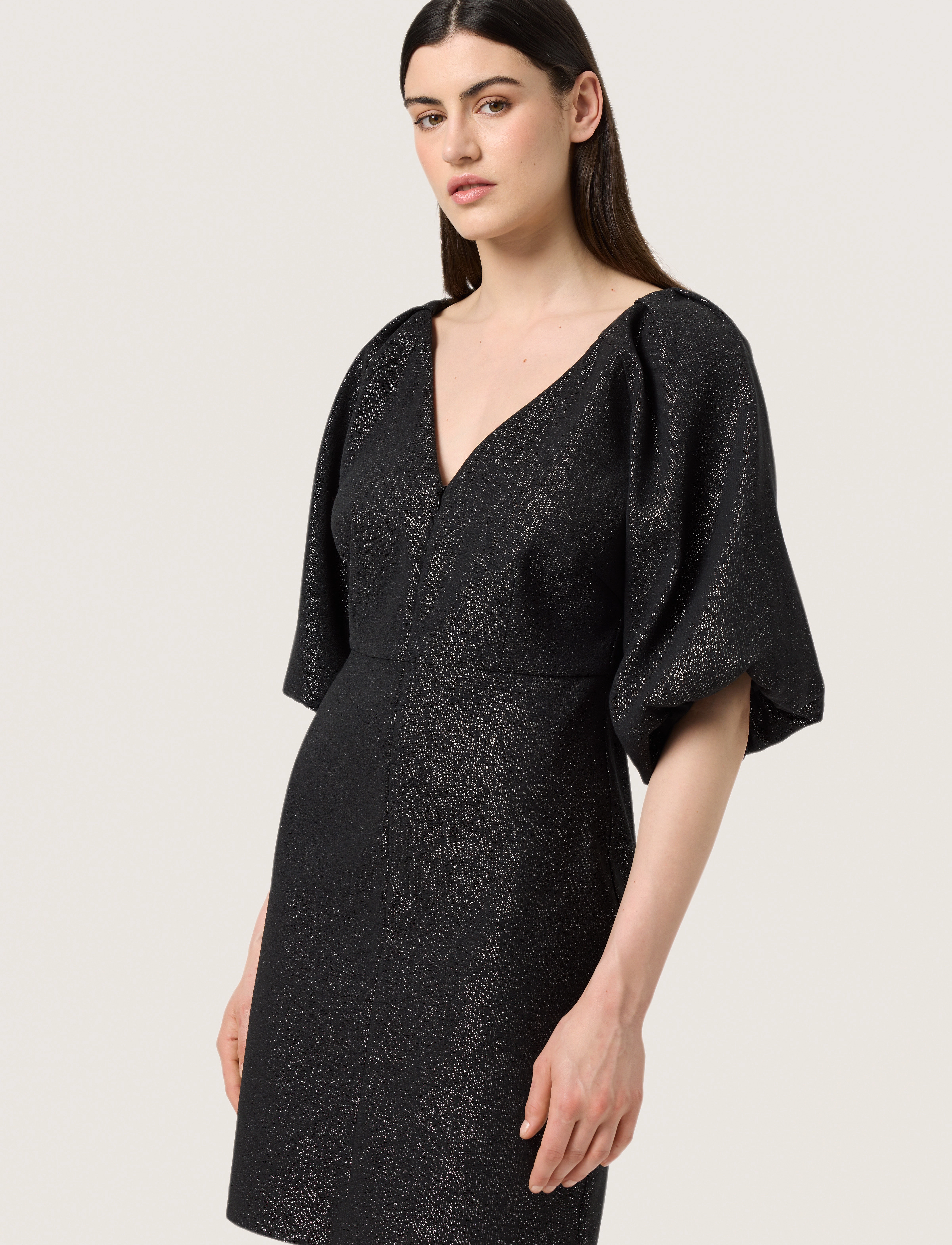 Soaked SLCahlina Jacinta Dress - Minikleidid - GUN METAL / black