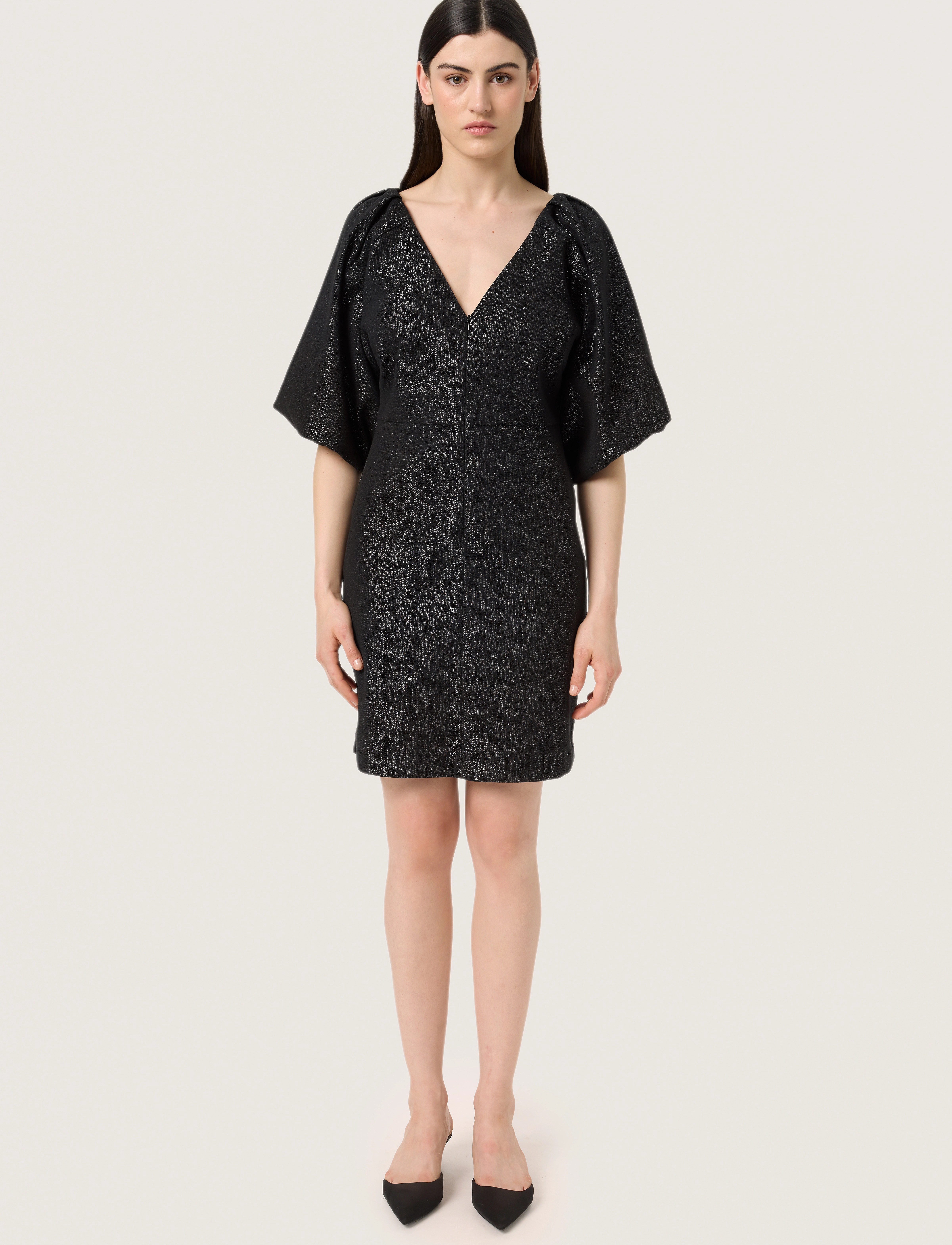Soaked - SLCahlina Jacinta Dress - kurze kleider - gun metal - 3