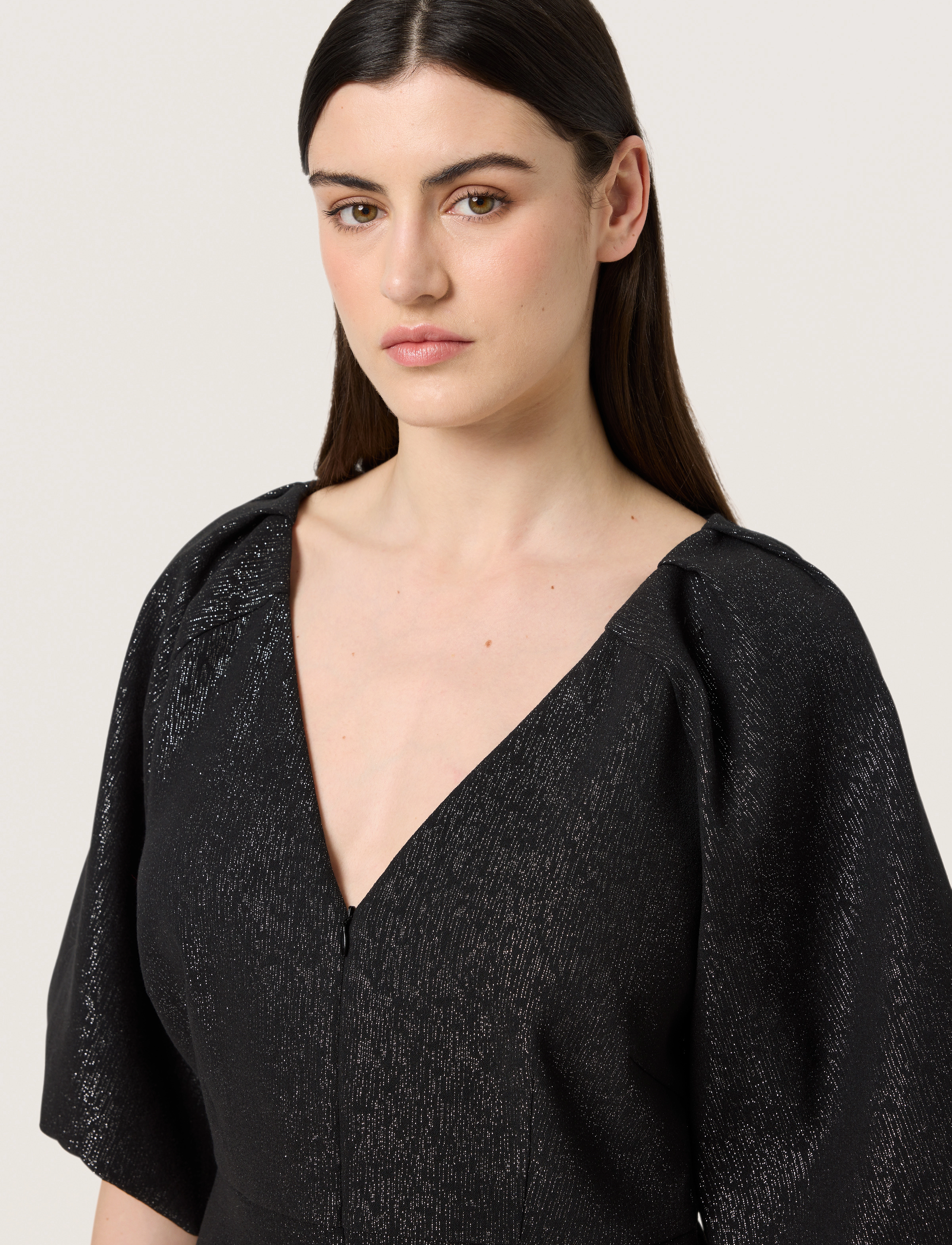 Soaked - SLCahlina Jacinta Dress - kurze kleider - gun metal - 5
