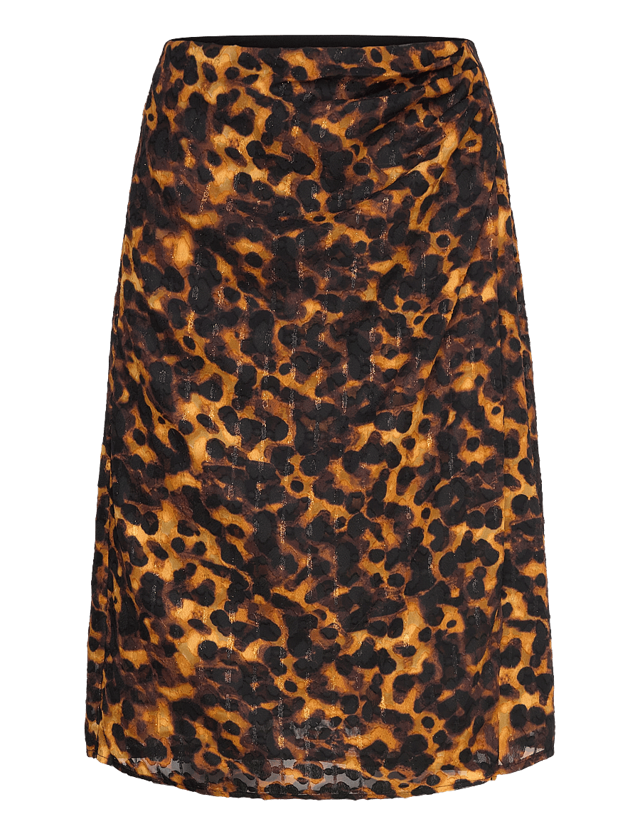 Soaked - SLGunvy Skirt - midi kjolar - tortoise print - 1