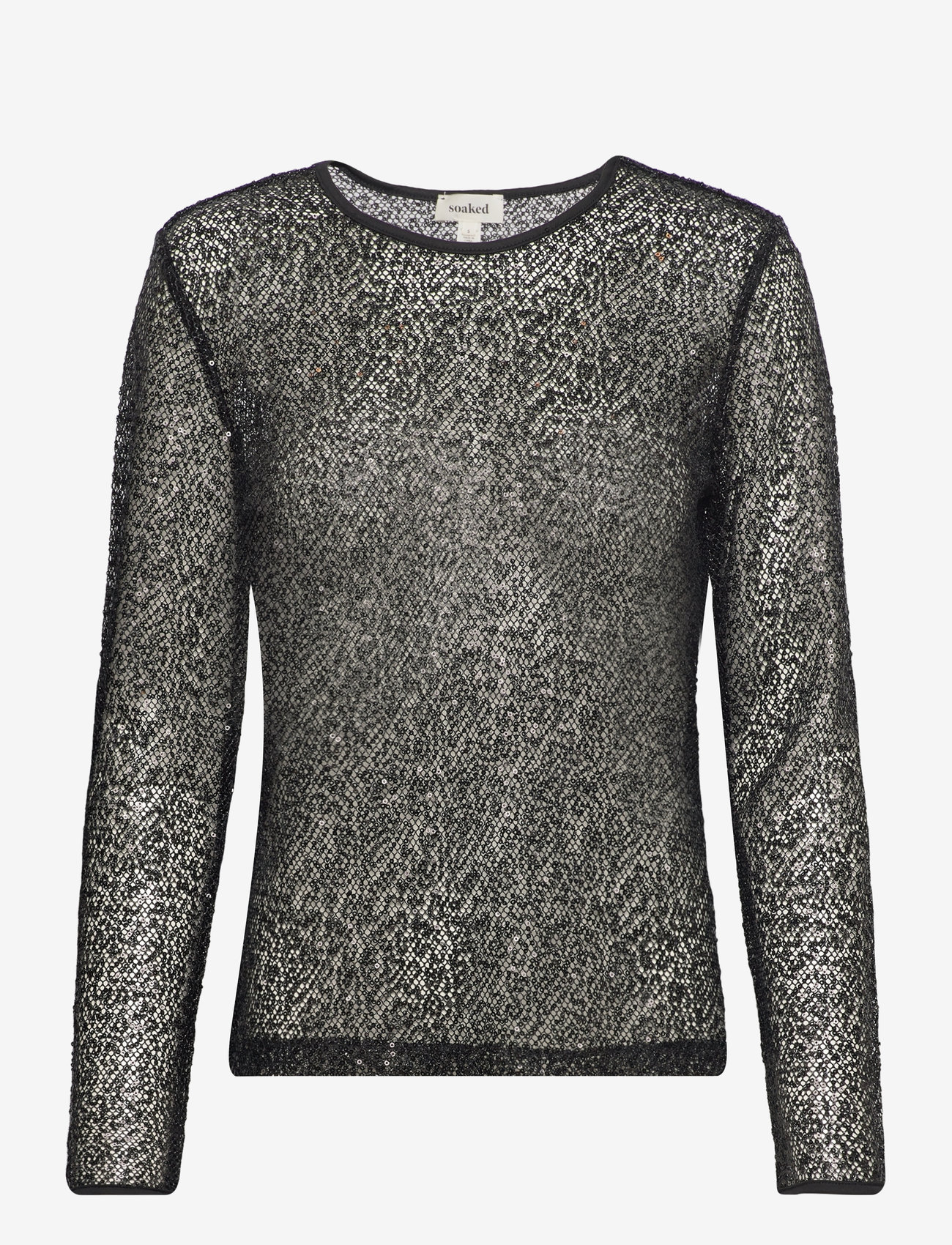 Soaked in Luxury - SLAdea Blouse LS - långärmade blusar - black - 0