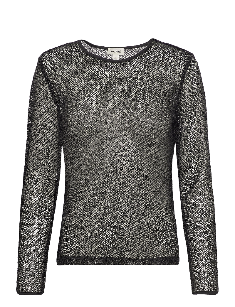 Soaked in Luxury - SLAdea Blouse LS - pikkade varrukatega pluusid - black - 0