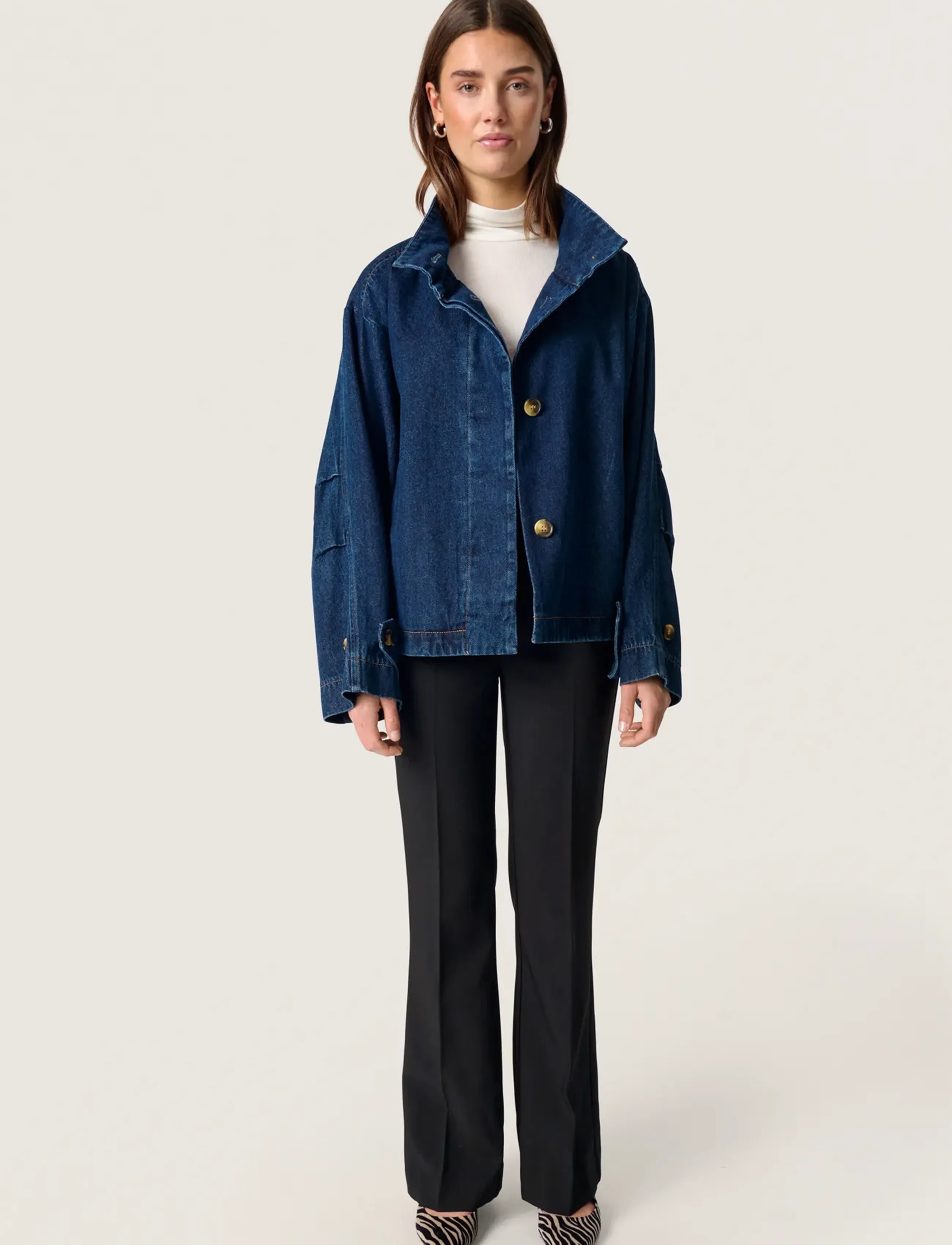 Soaked - SLJannine Cade Jacket - kevadjoped - dark blue denim - 3