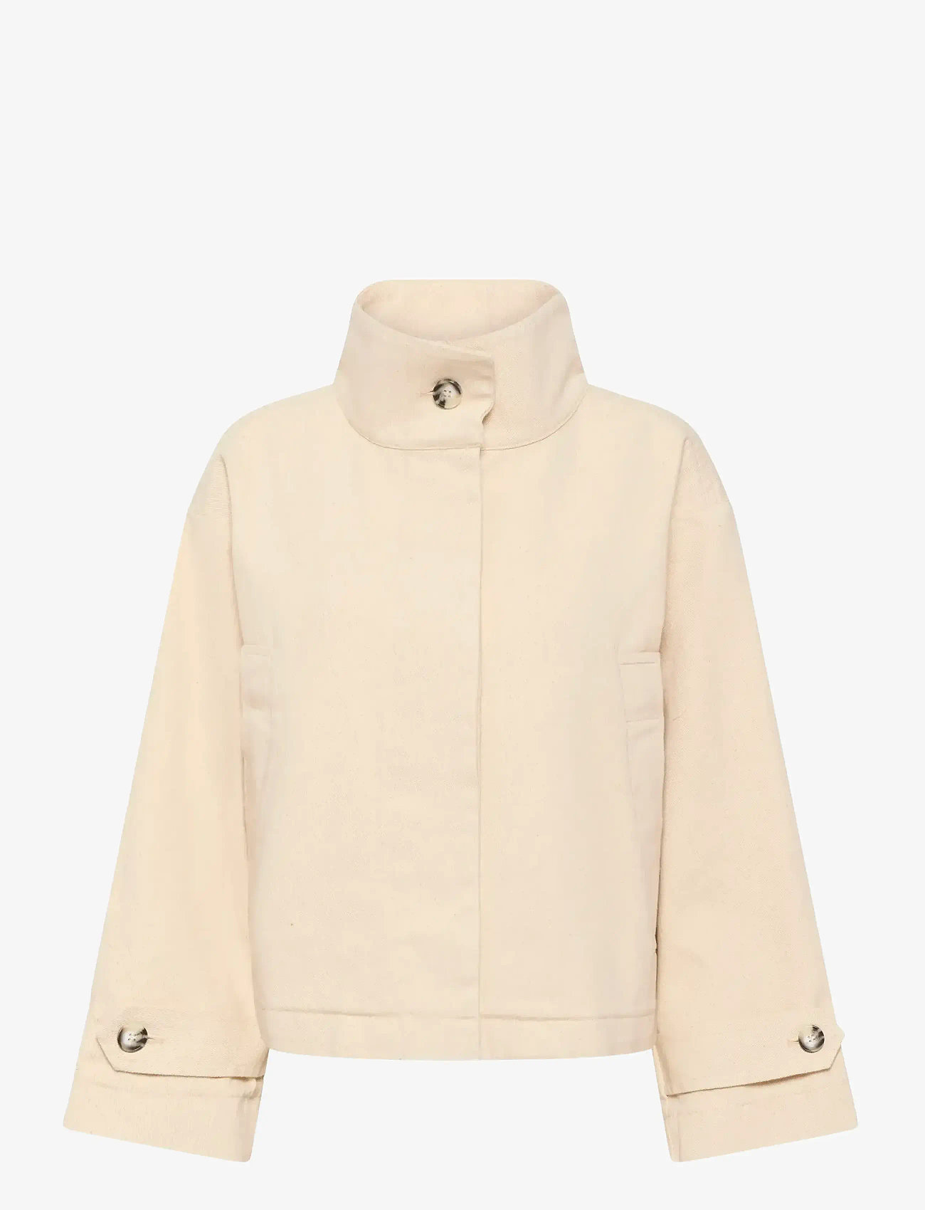 Soaked in Luxury - SLJannine Cade Jacket - sügisjakid - parchment melange - 1