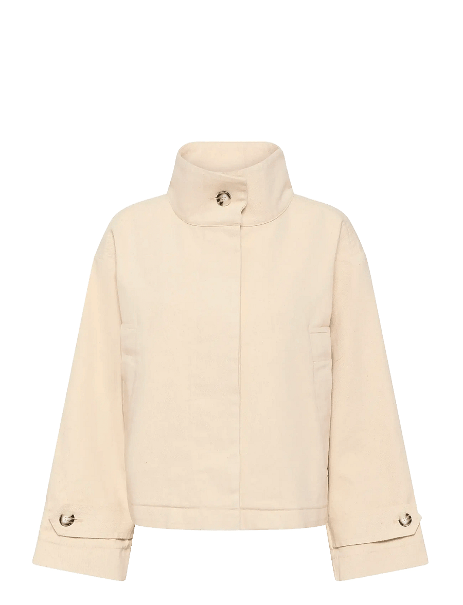 Soaked - SLJannine Cade Jacket - light jackets - parchment melange - 1