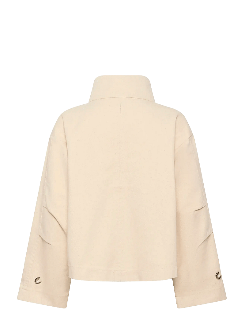 Soaked in Luxury - SLJannine Cade Jacket - sügisjakid - parchment melange - 2
