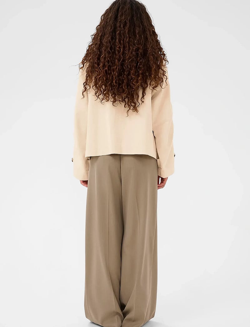 Soaked in Luxury - SLJannine Cade Jacket - sügisjakid - parchment melange - 4