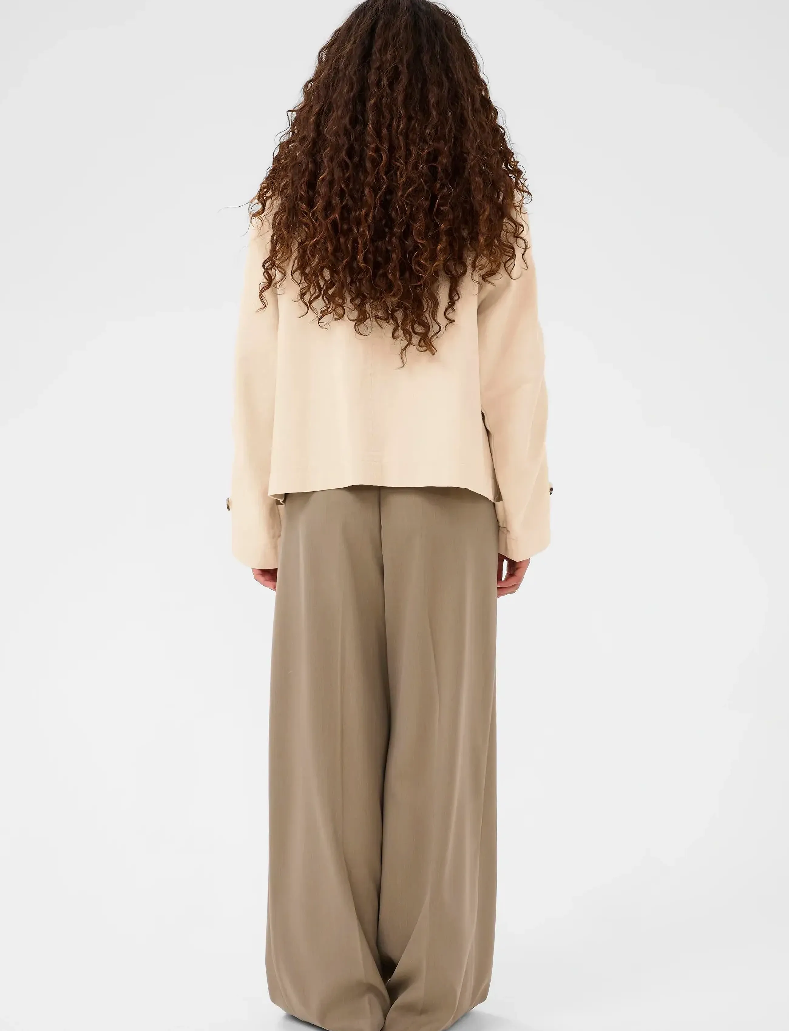Soaked - SLJannine Cade Jacket - forårsjakker - parchment melange - 4