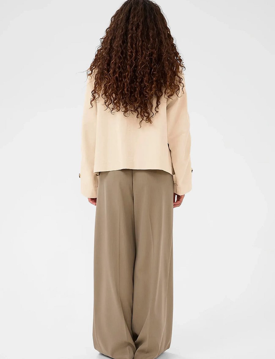 Soaked - SLJannine Cade Jacket - light jackets - parchment melange - 4