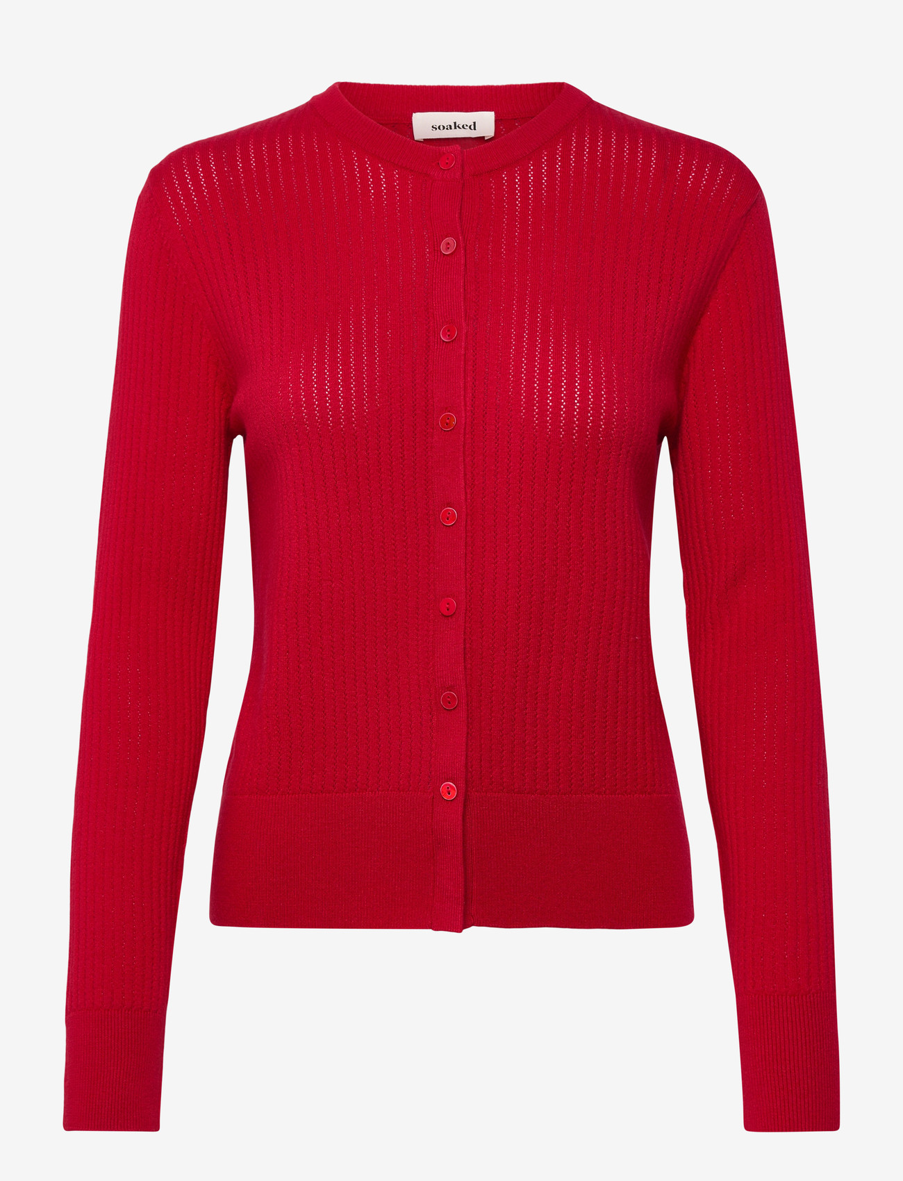 Soaked in Luxury - SLSpina Cardigan - koftor - goji berry - 0