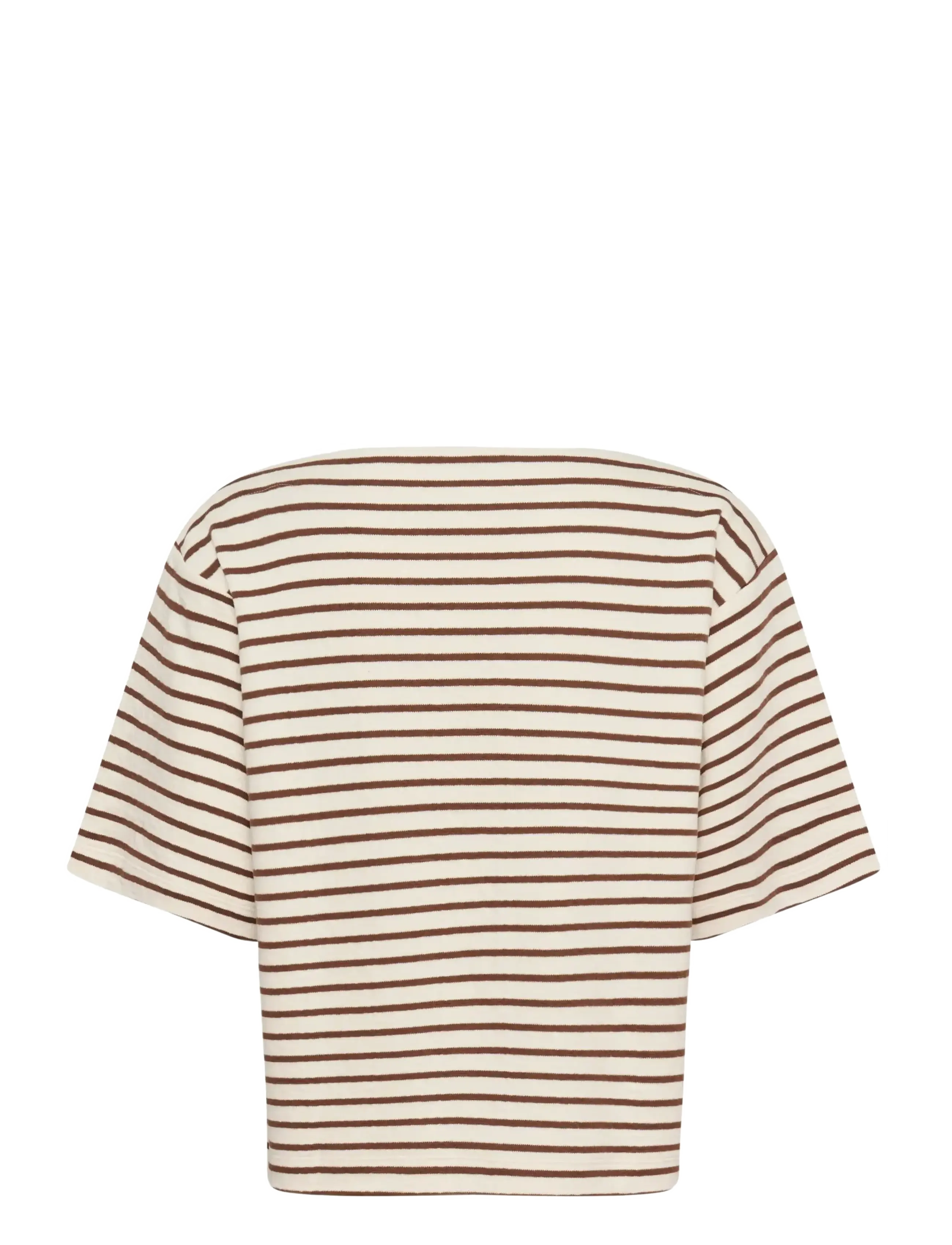 Soaked - SLIngina Sweatshirt - t-shirts - white and cappucino stripe - 2