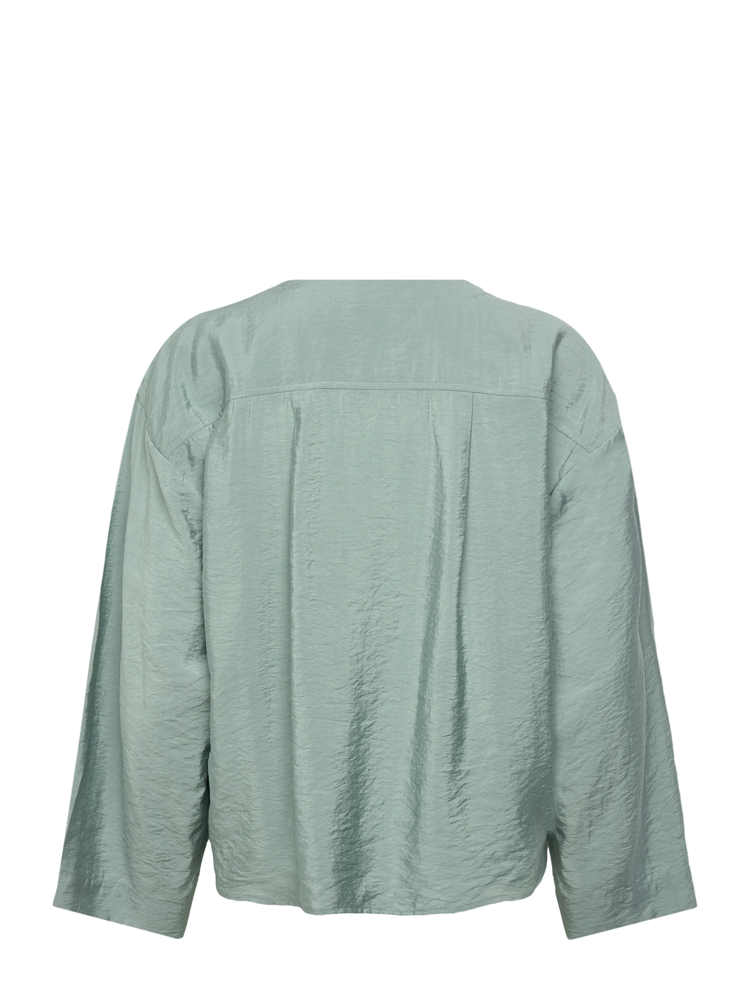 Soaked - SLLeodora Shirt Blouse - long sleeved blouses - silver blue - 1