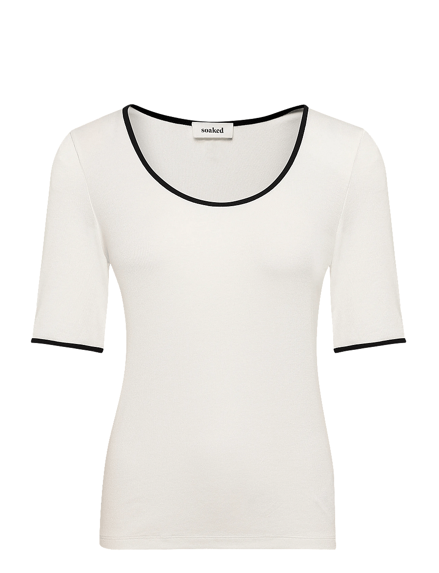 Soaked - SLNaida Tee - t-särgid - broken white - 1