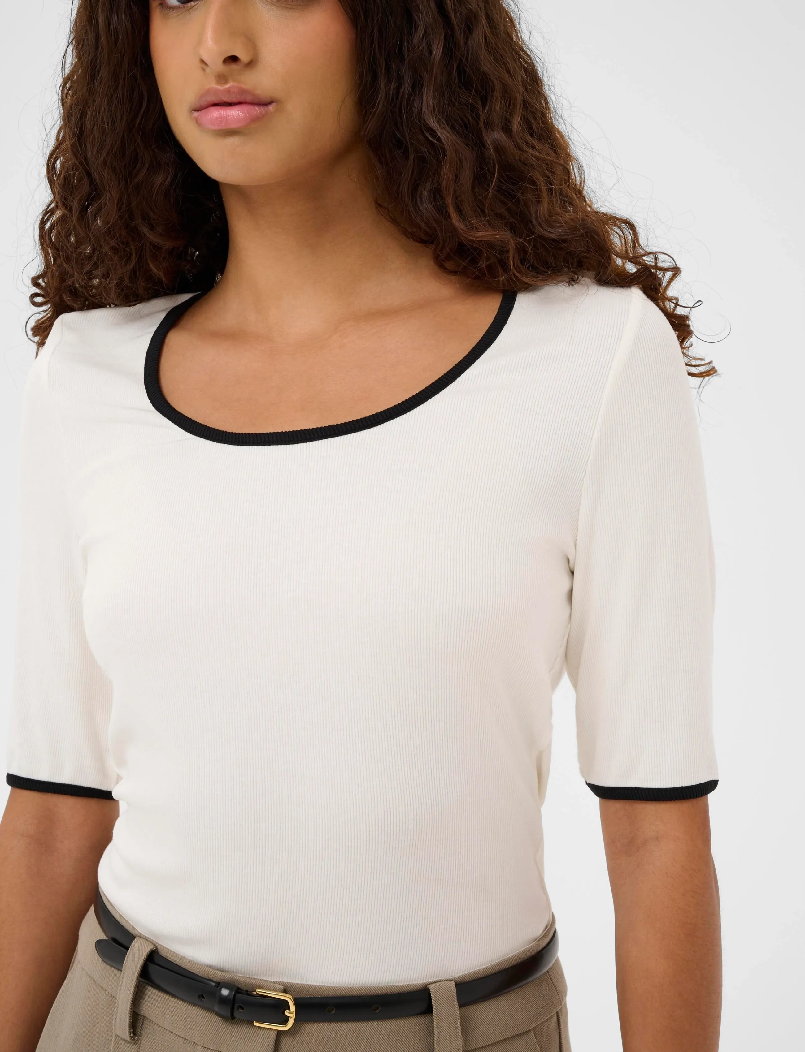 Soaked - SLNaida Tee - t-särgid - broken white - 5