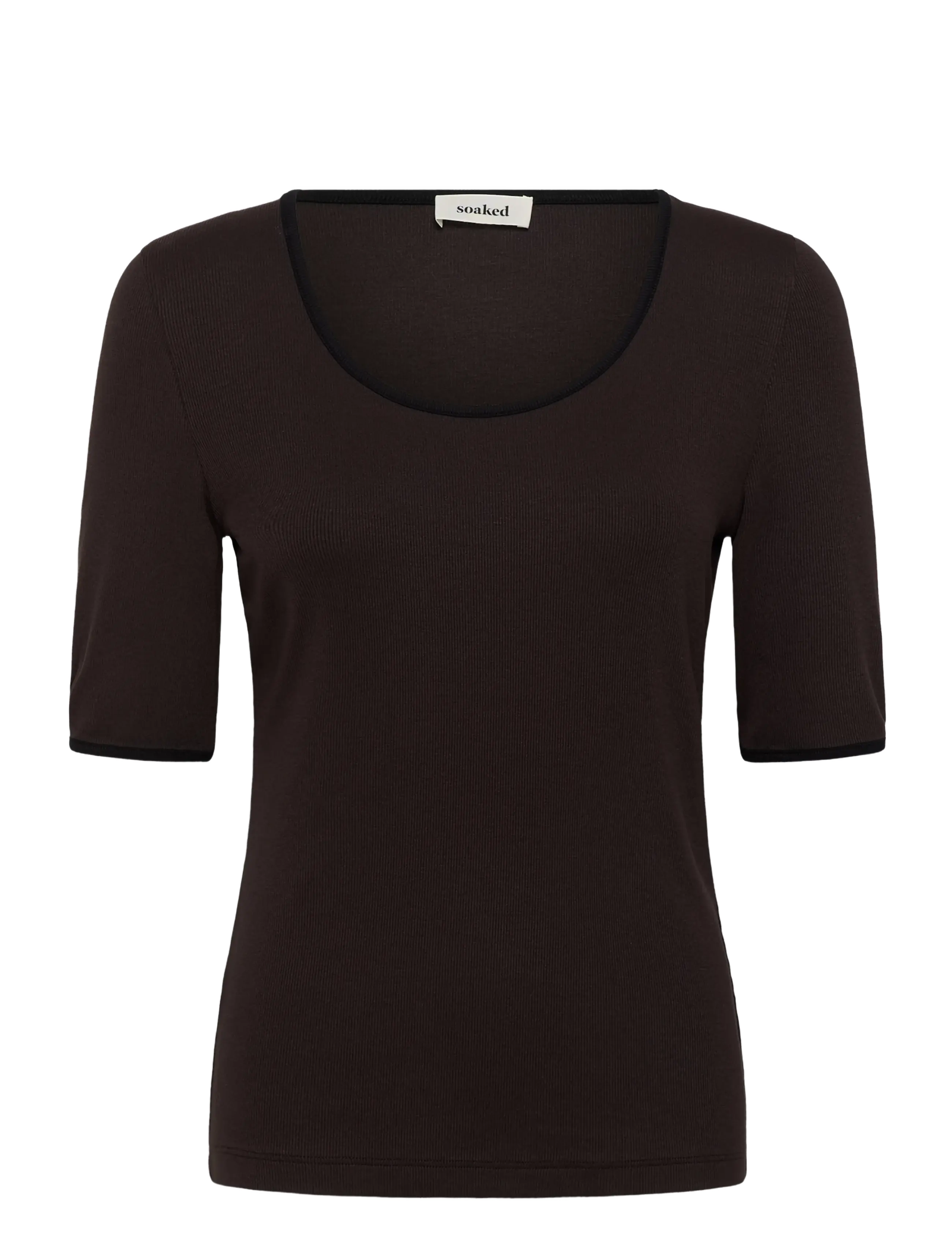Soaked SLNaida Tee - Clothing - GANACHE / brown