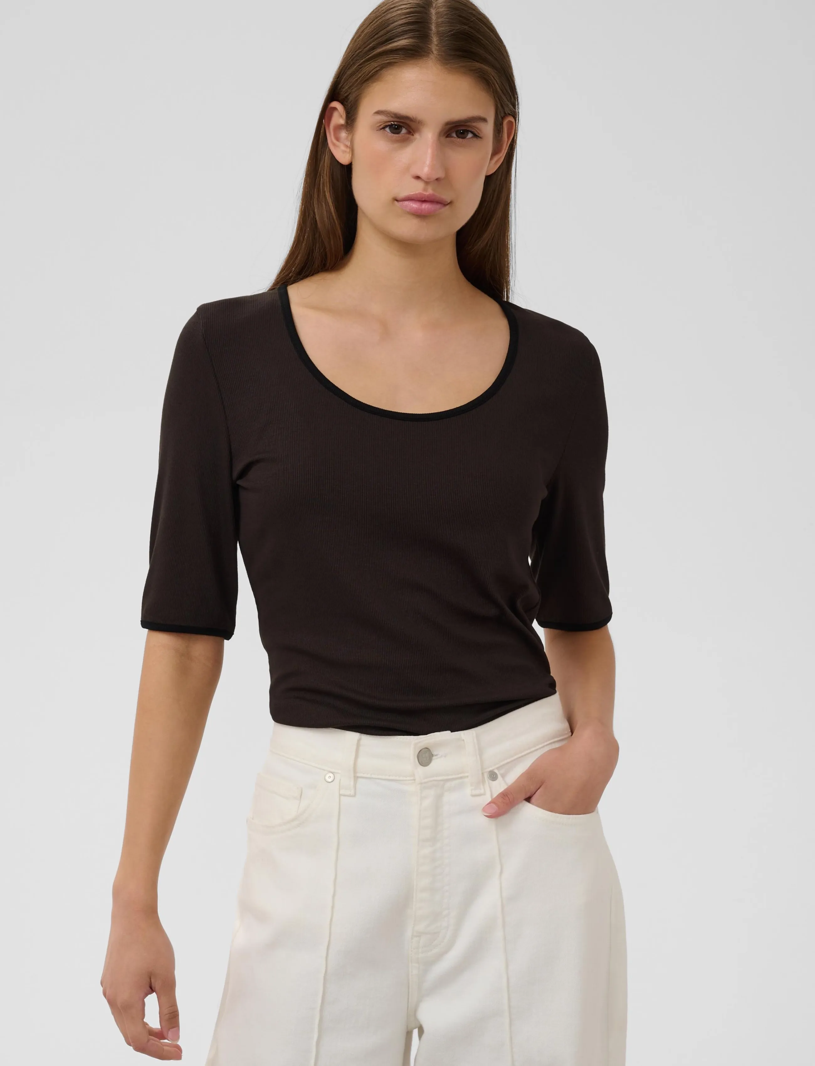 Soaked SLNaida Tee - T-Shirts & Tops - GANACHE / brown