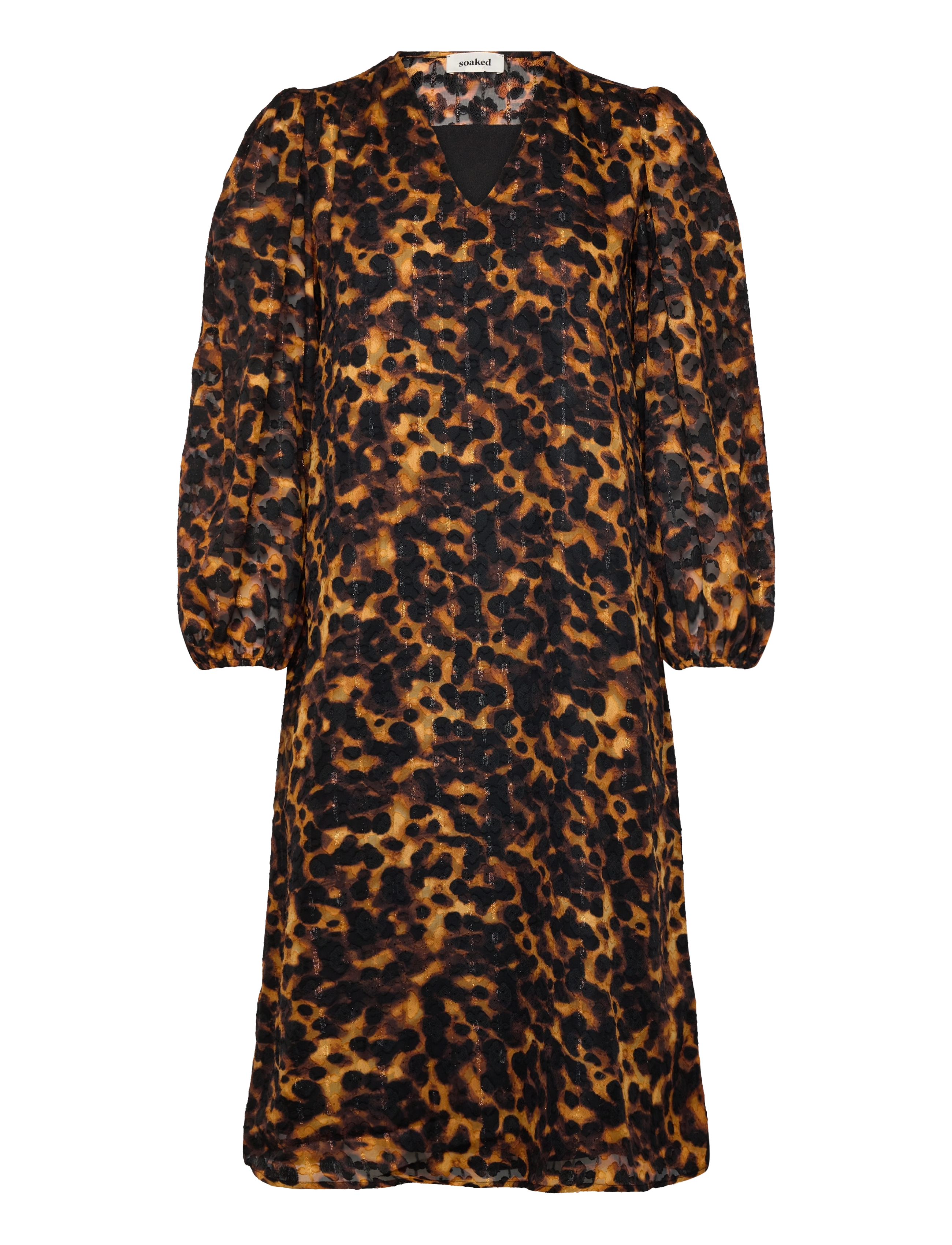 SOAKED Slgunvy Kleid Braun - XL - Damen
