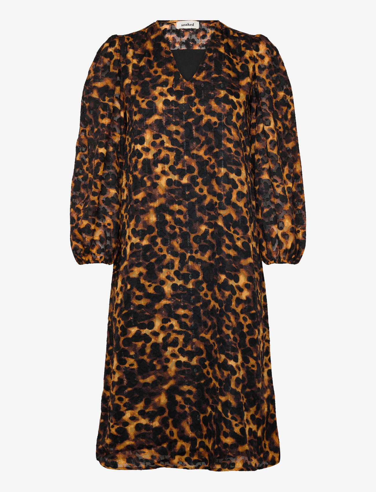 Soaked in Luxury - SLGunvy Dress - midikleider - tortoise print - 1