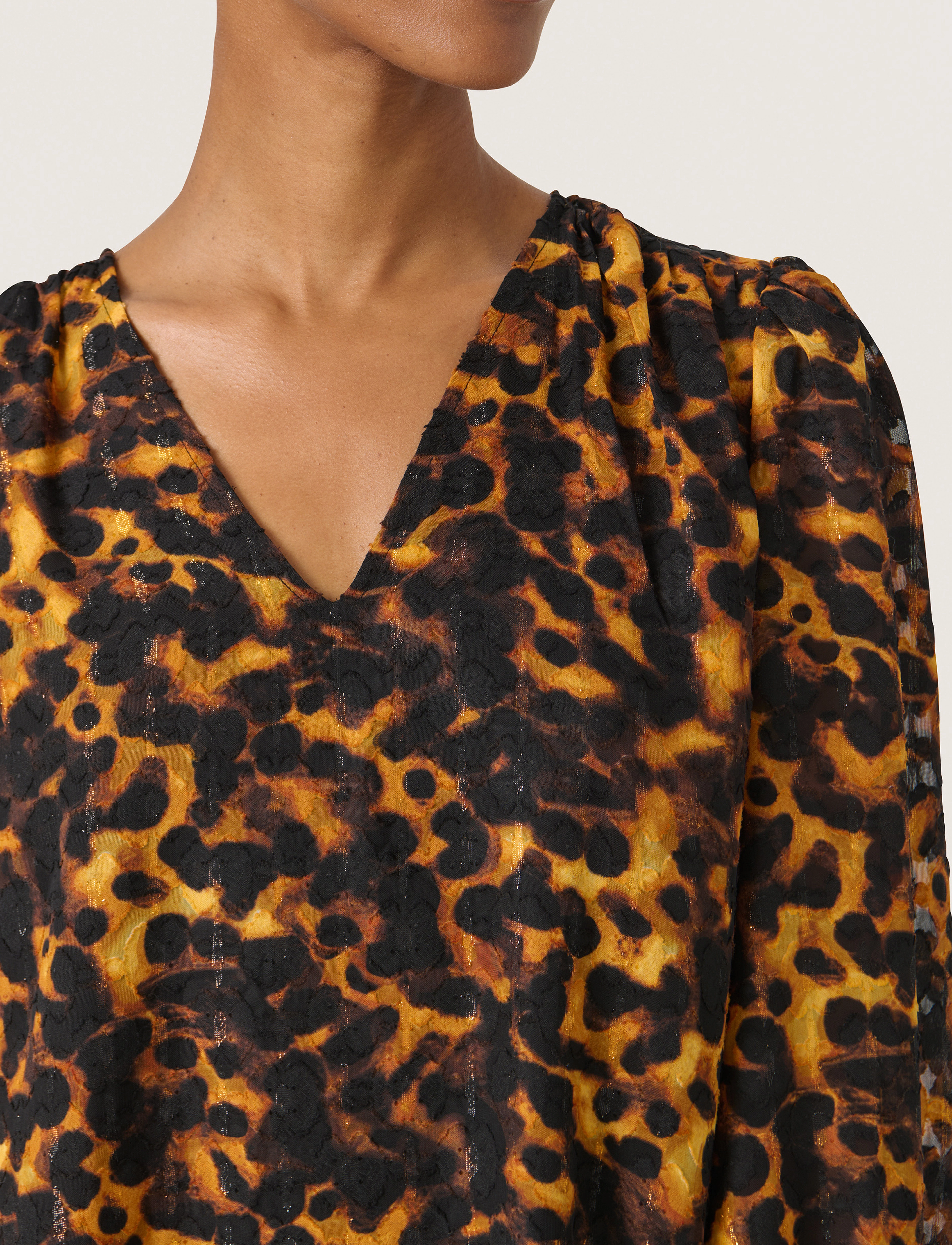 Soaked - SLGunvy Dress - midikleider - tortoise print - 5