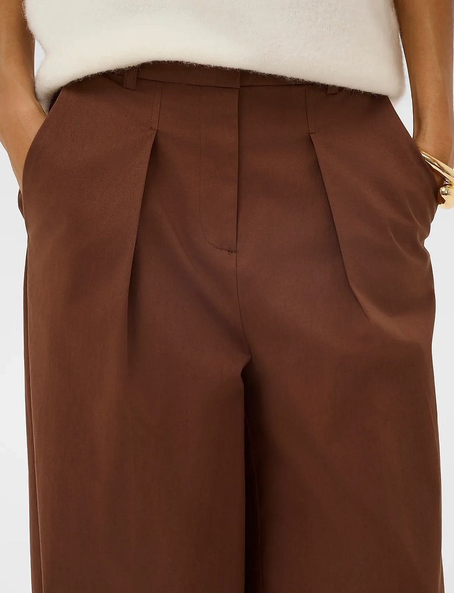 Soaked - SLMalo Pants - poolpikad püksid - cappuccino - 5