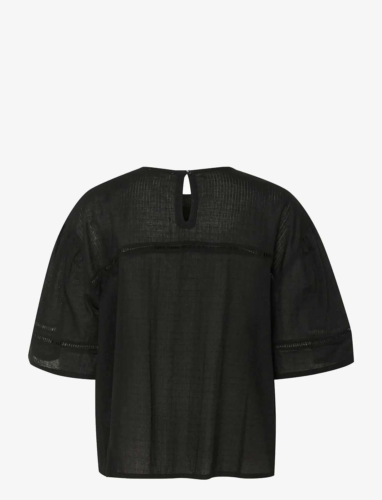 Soaked in Luxury - SLAmona Blouse SS - kortærmede bluser - black - 2