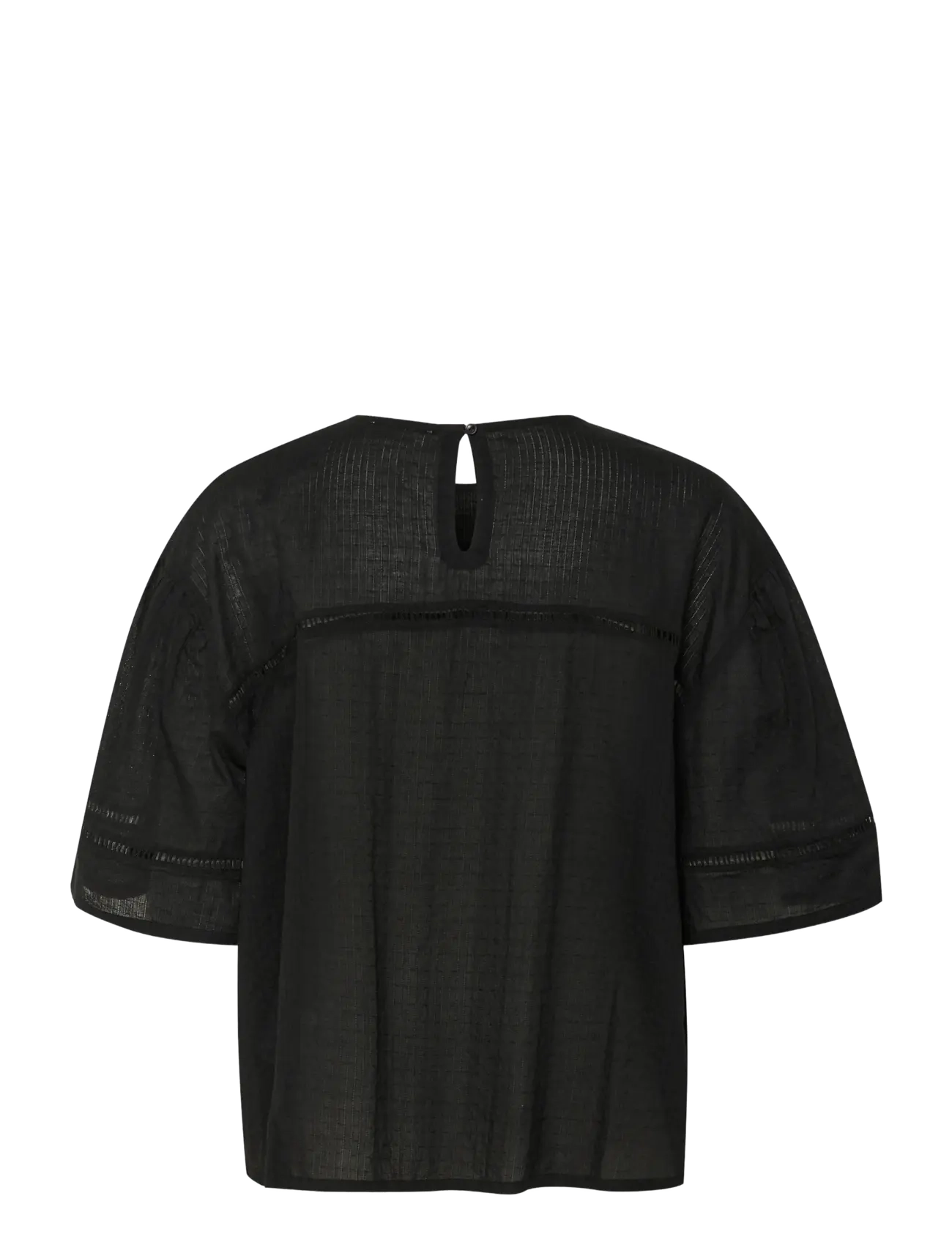 Soaked - SLAmona Blouse SS - kortärmade blusar - black - 2