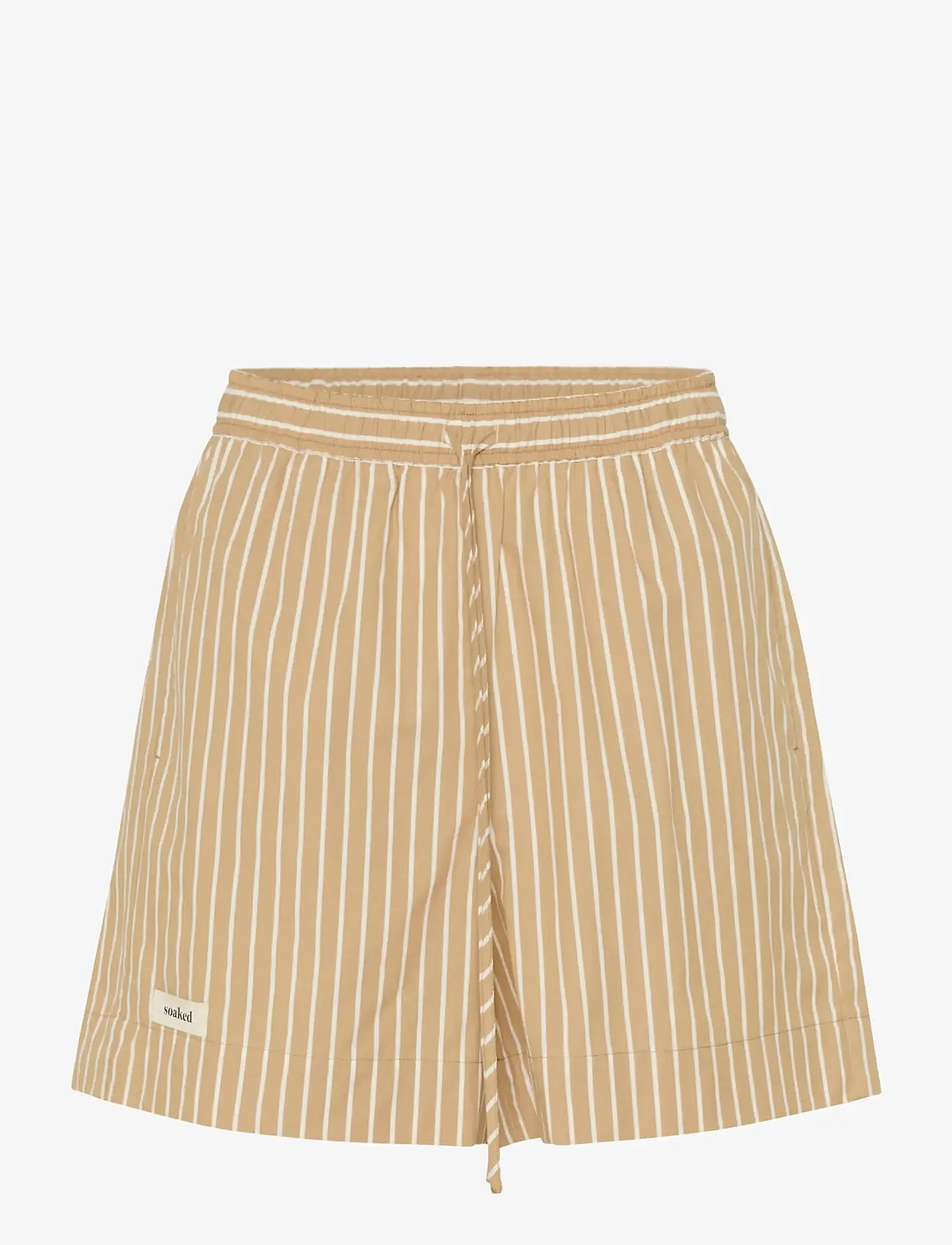 Soaked in Luxury - SLKaily Shorts - casual shorts - travertine stripes - 1