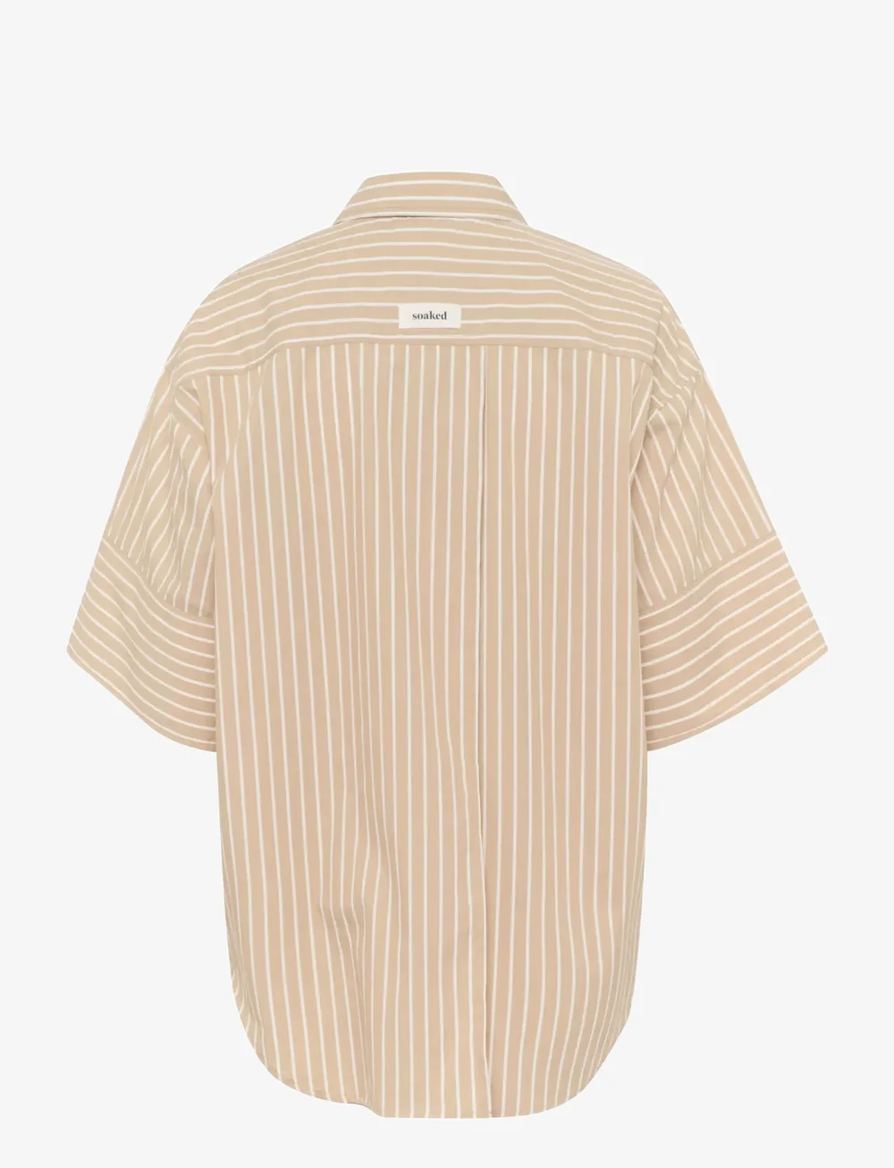 Soaked in Luxury - SLKaily Shirt SS - kortärmade skjortor - travertine stripes - 2
