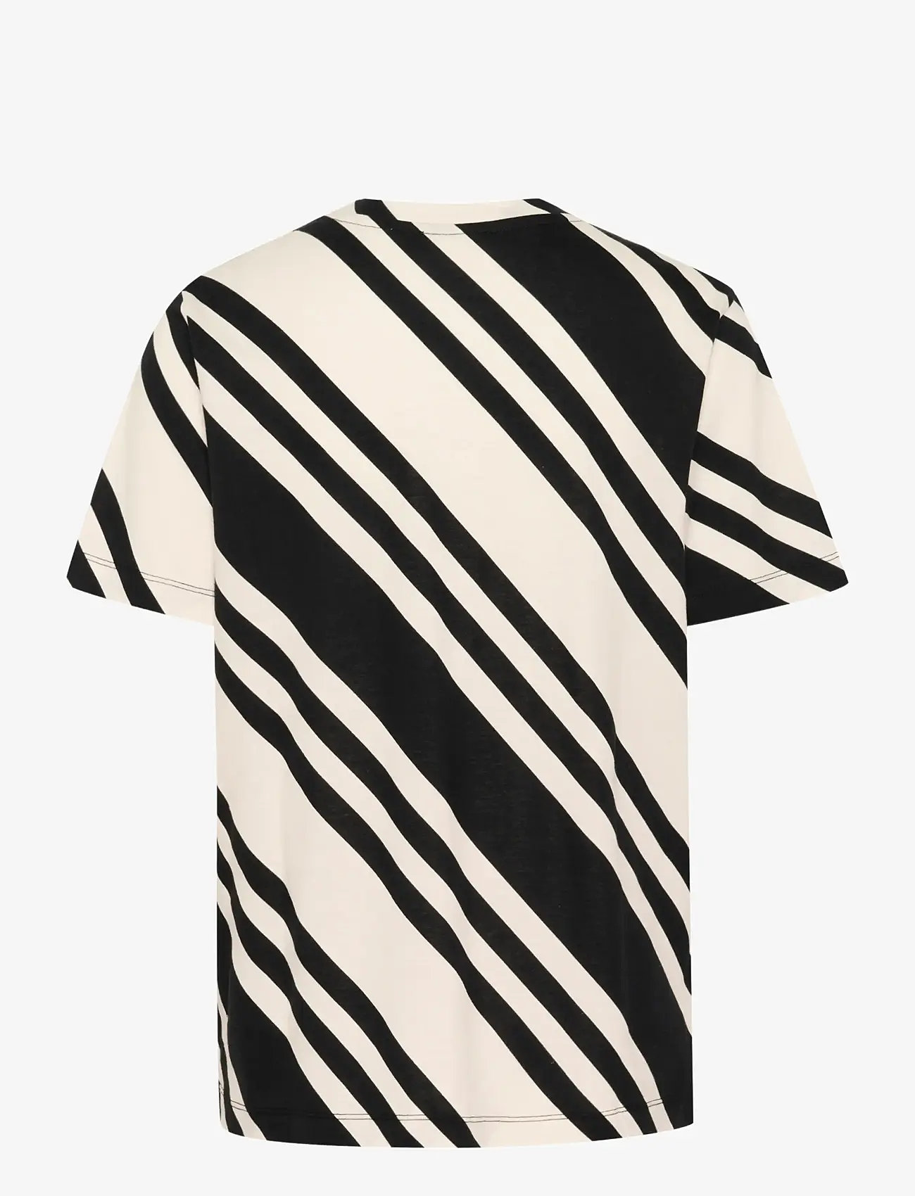 Soaked - SLAeve Tee - t-shirts - white and black diagonal - 2