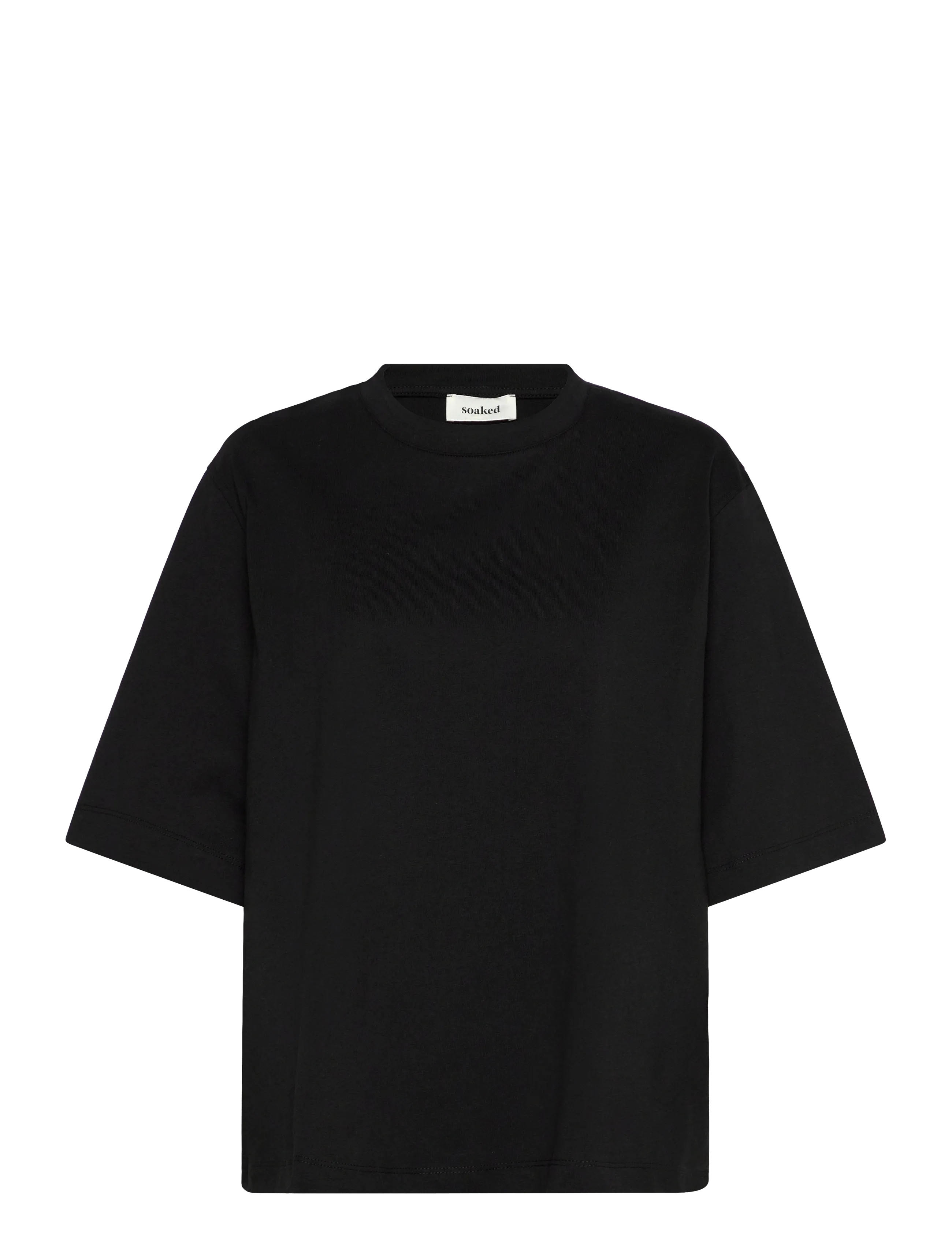 SOAKED Sljina Basic Tee Schwarz - XL - Damen