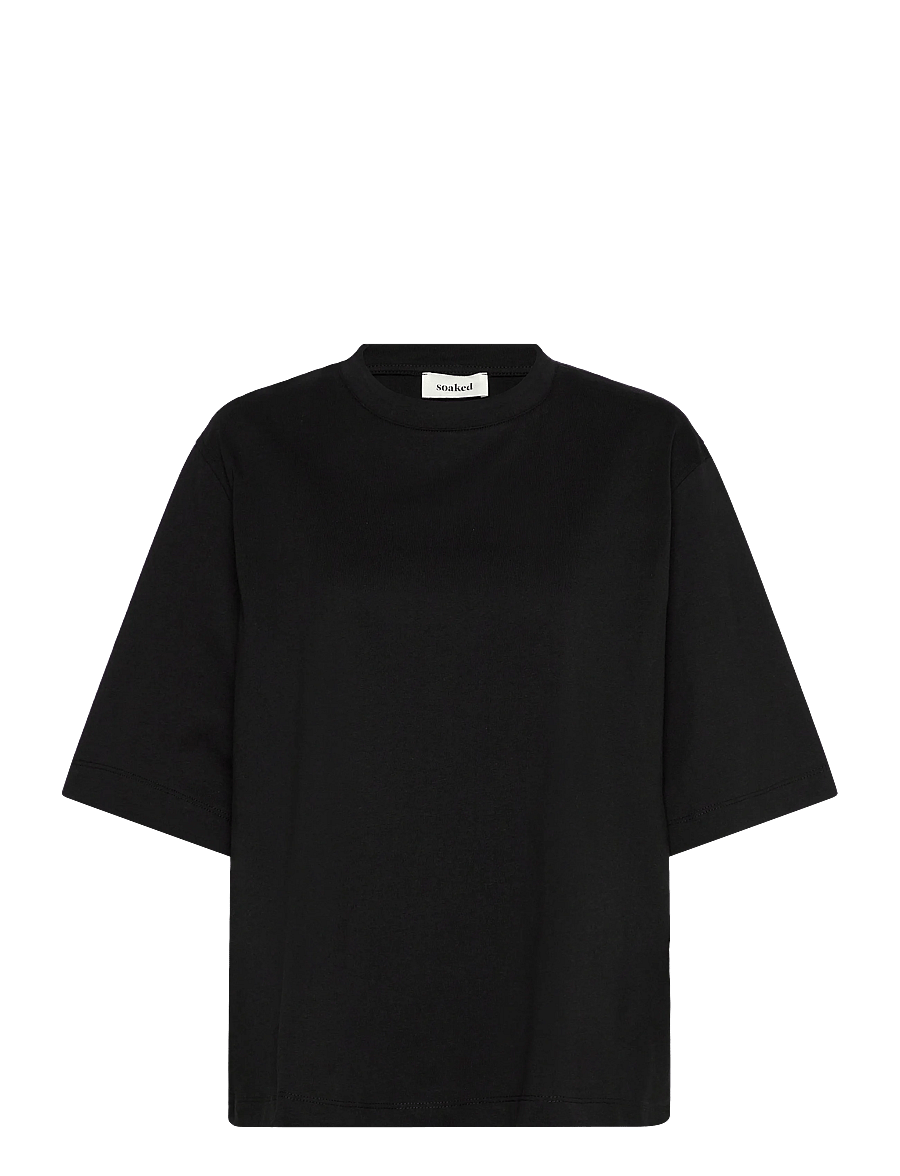 Soaked - SLJina Basic Tee - t-shirts - black - 1