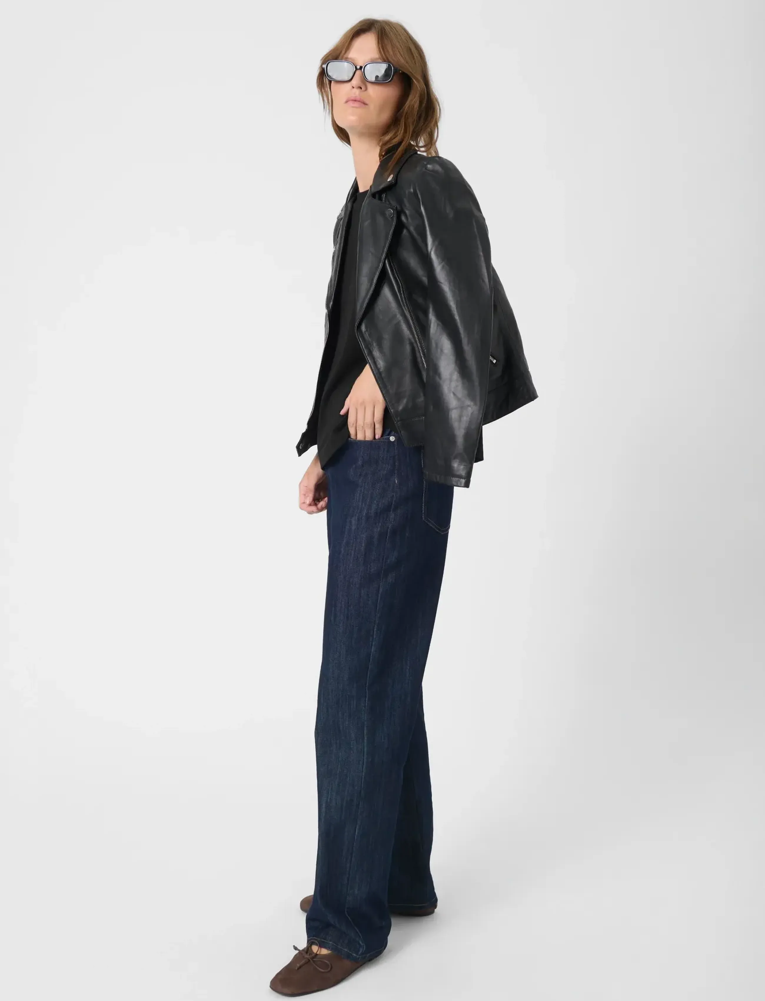 Soaked - SLJina Basic Tee - t-särgid - black - 3