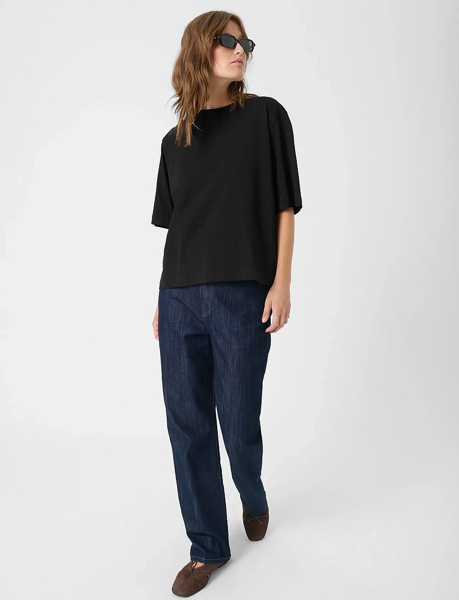 Soaked - SLJina Basic Tee - t-shirts - black - 4