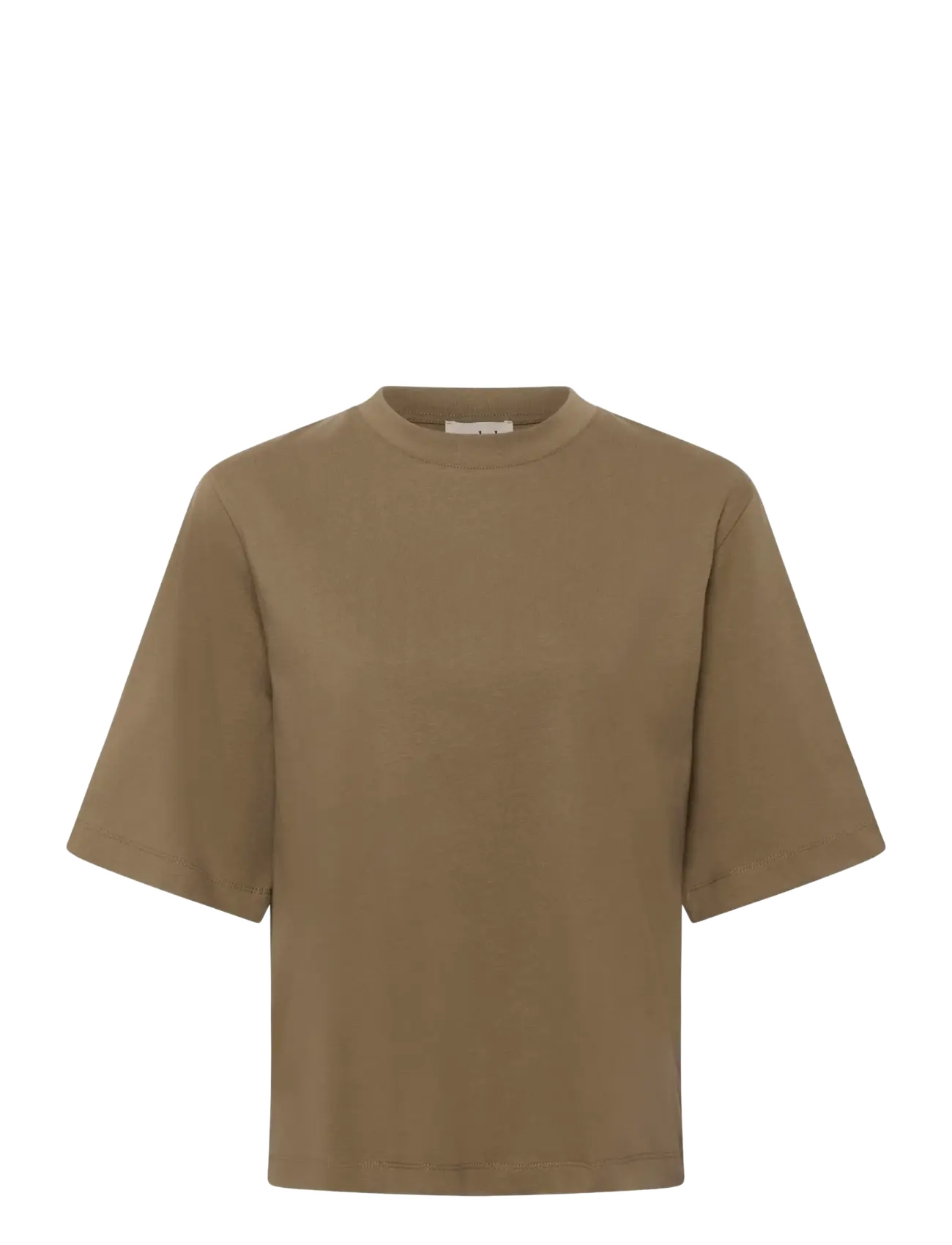 Soaked SLJina Basic Tee - Kampagne - DUSKY GREEN / khaki/green