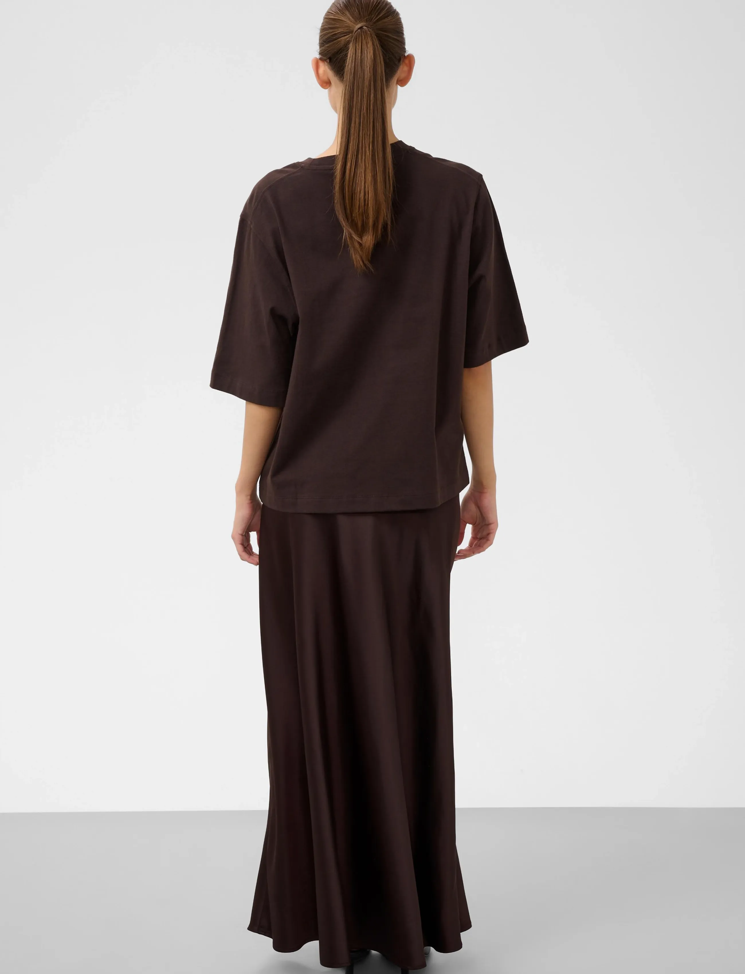 Soaked - SLJina Basic Tee - t-shirts - ganache - 4