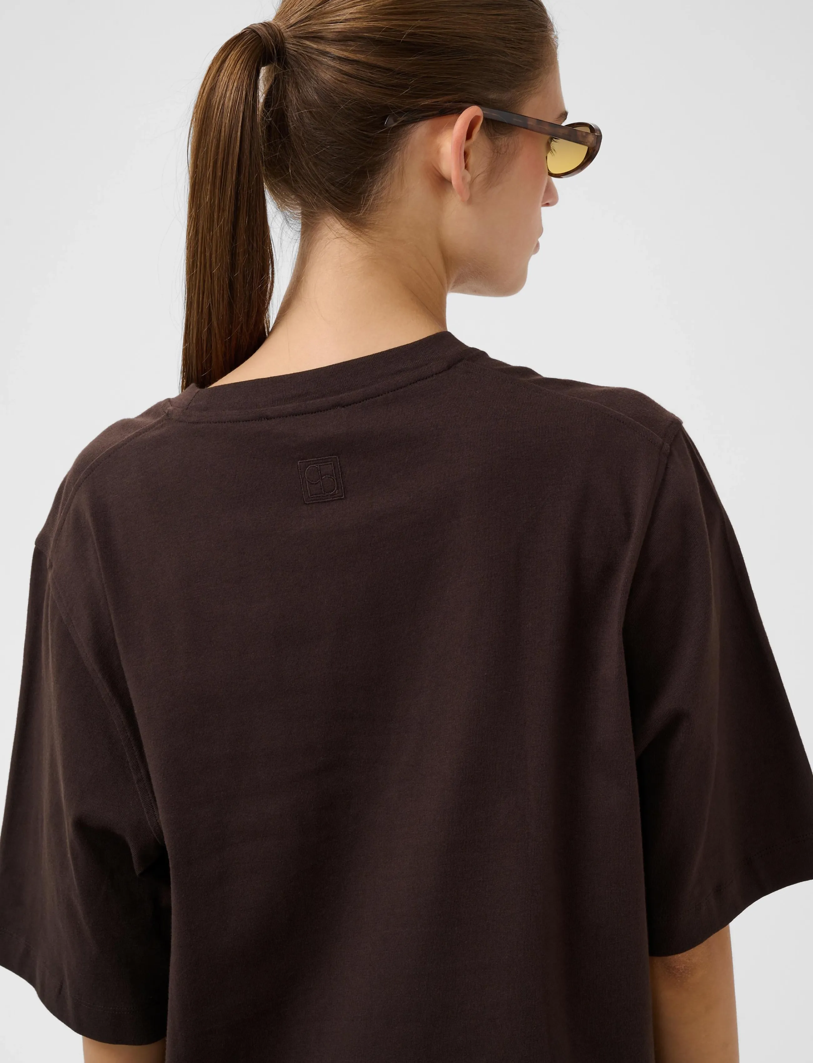 Soaked - SLJina Basic Tee - t-shirts - ganache - 5
