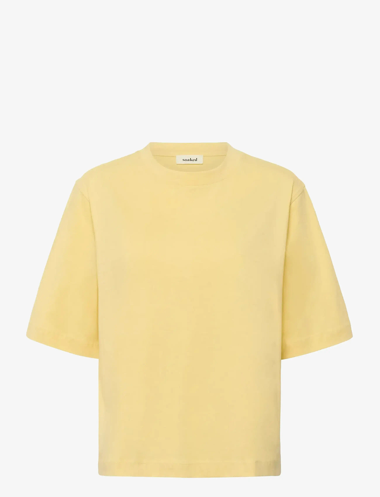 Soaked - SLJina Basic Tee - t-shirts - reed yellow - 1