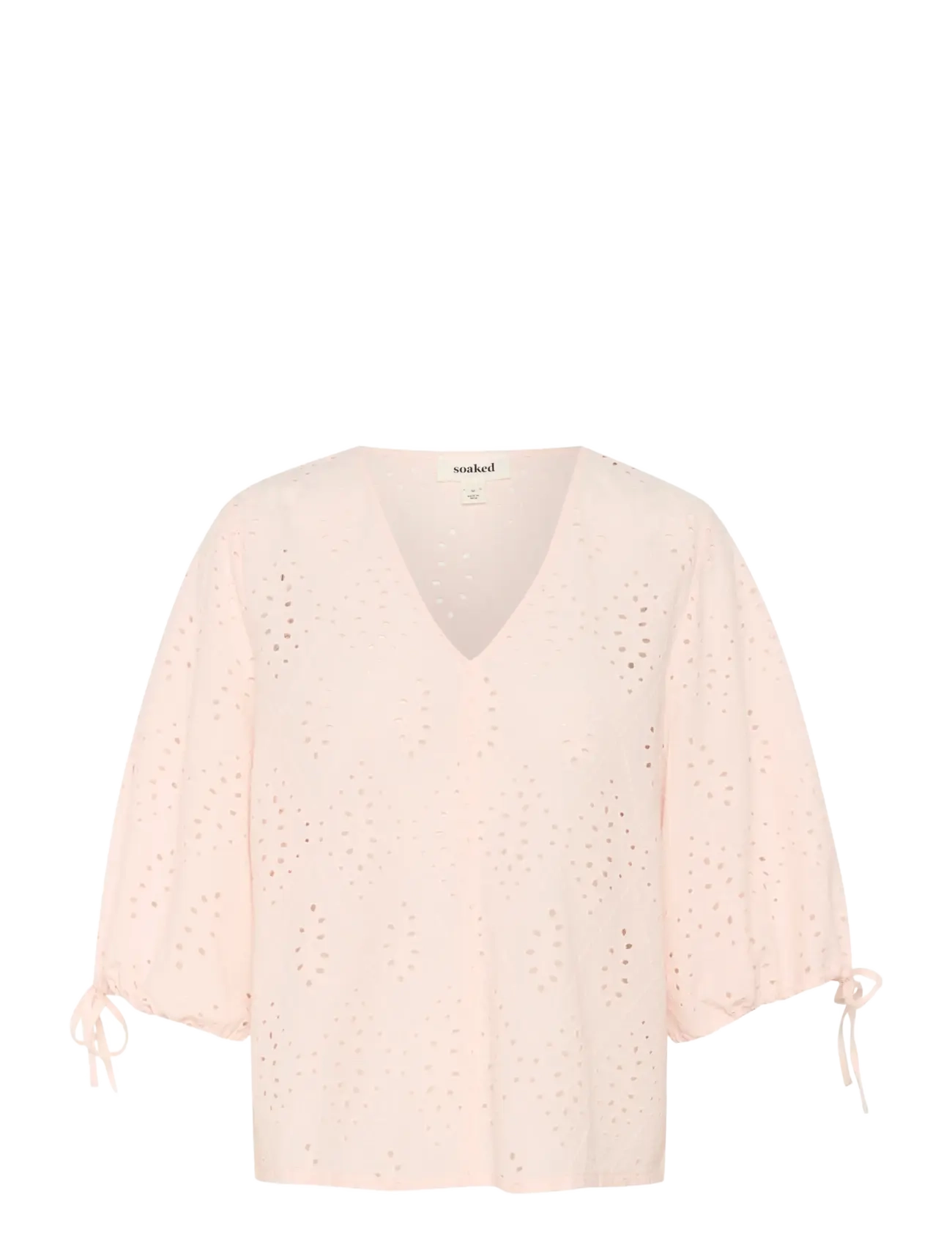 SOAKED Sljoella Bluse Ss Pink - XL - Damen