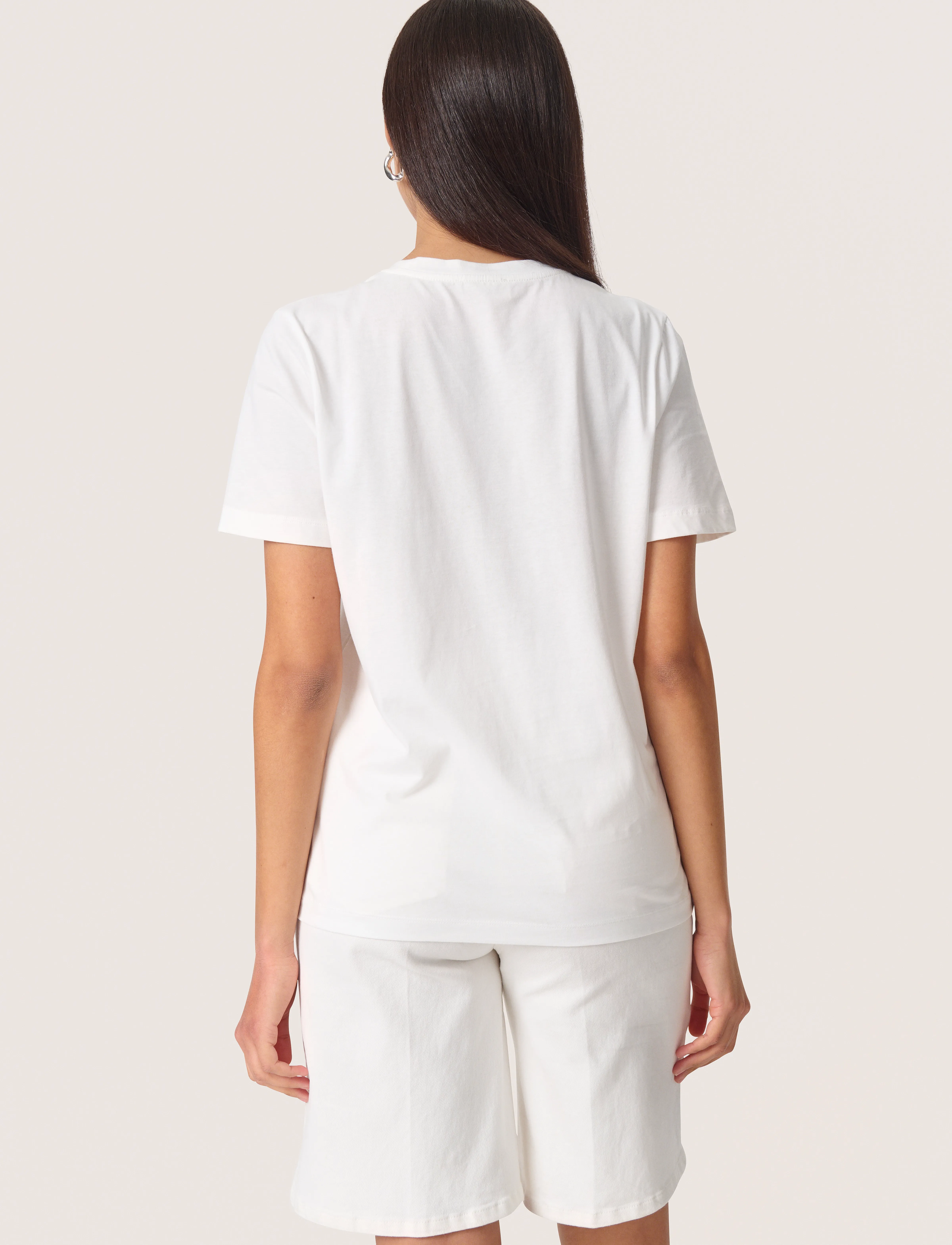 Soaked - SLVarga Embroidered Tee SS - t-shirts - broken white - 4